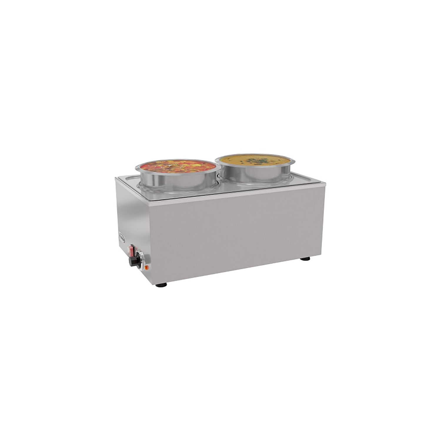 Koolmore CFW-4 Bain Marie Countertop Stainless Steel Food Warmer in Silver