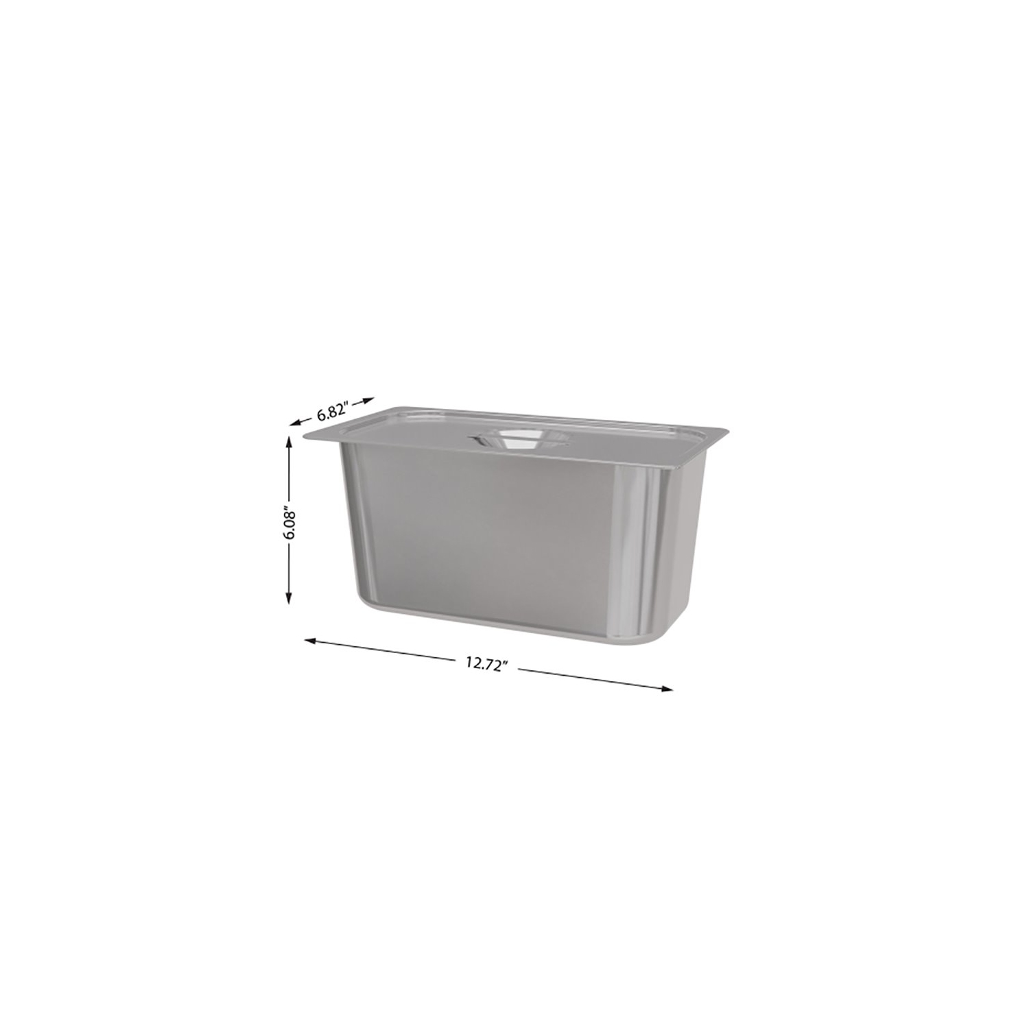 Koolmore CFW-3T Bain Marie Countertop Stainless Steel Food Warmer in Silver
