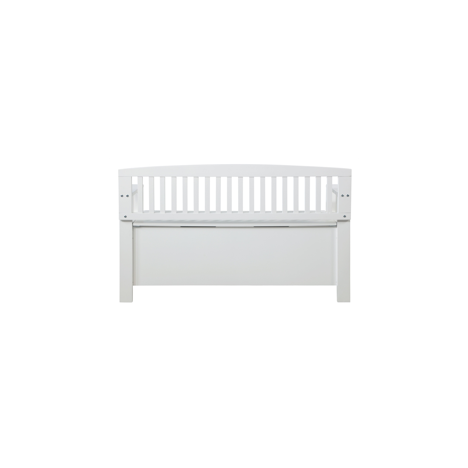 Riverbay Furniture Wood Storage Bench in White