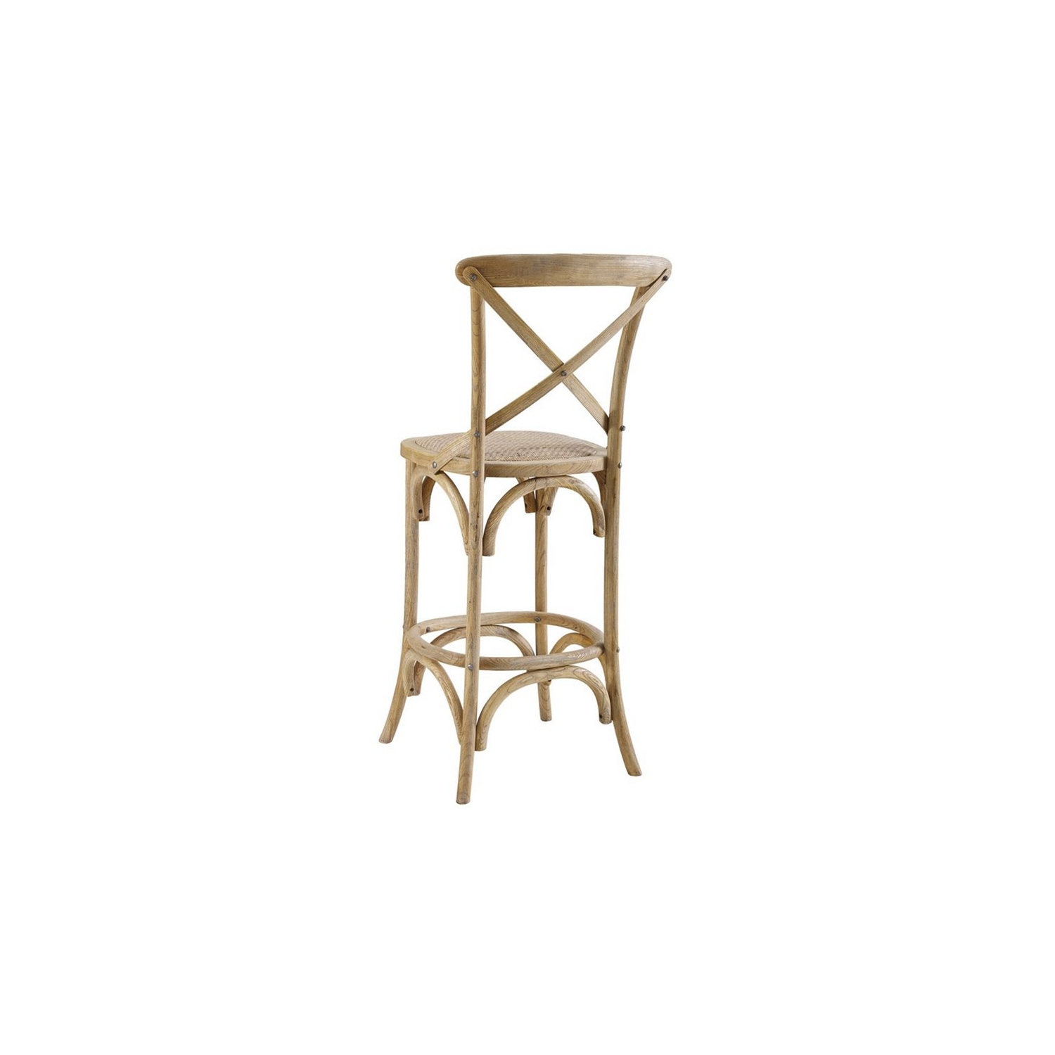 Riverbay Furniture Bar Stool in Gray Wash