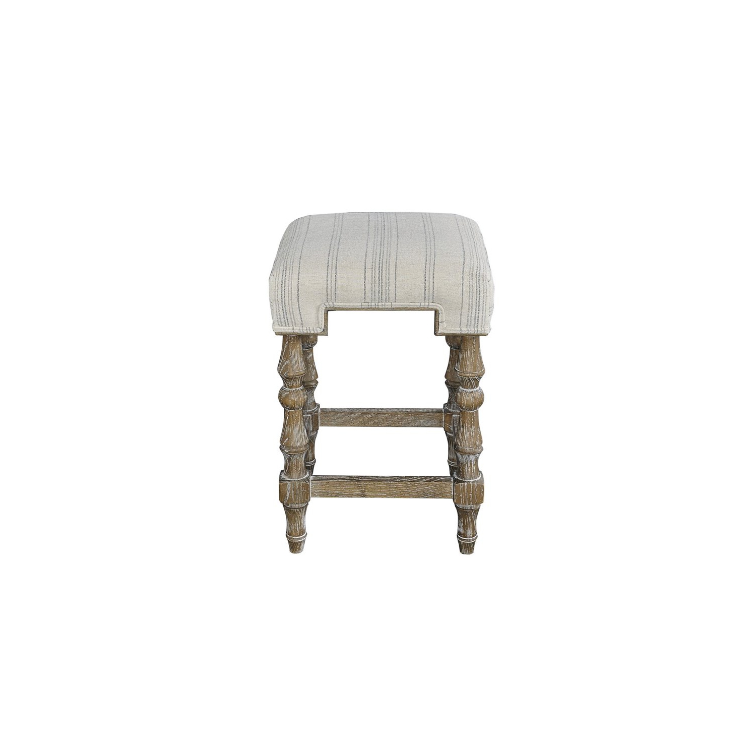 Riverbay Furniture 25" Backless Counter Stool in Neutral Washed