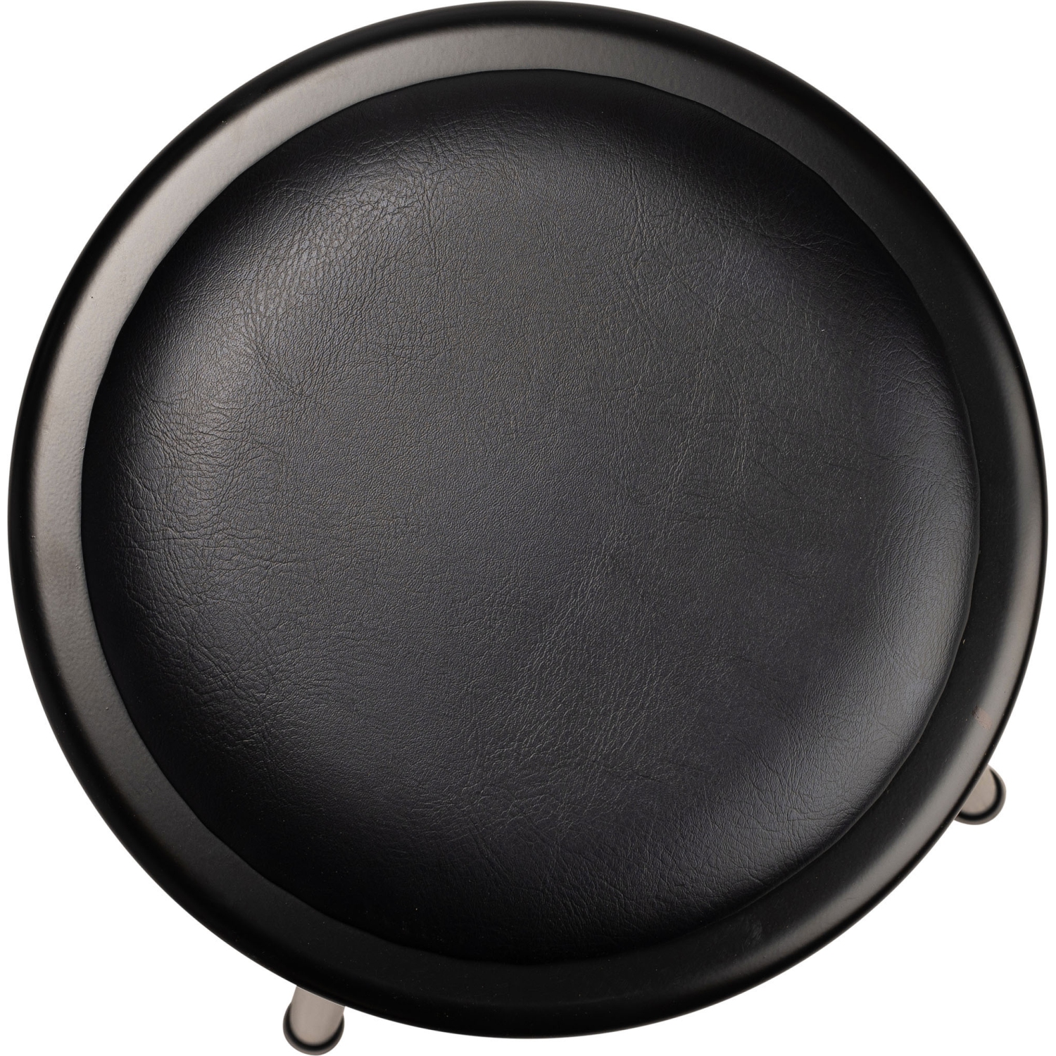 NPS 6400 Series 32-39" Vinyl Padded Steel Metal Heavy Duty Stool in Black