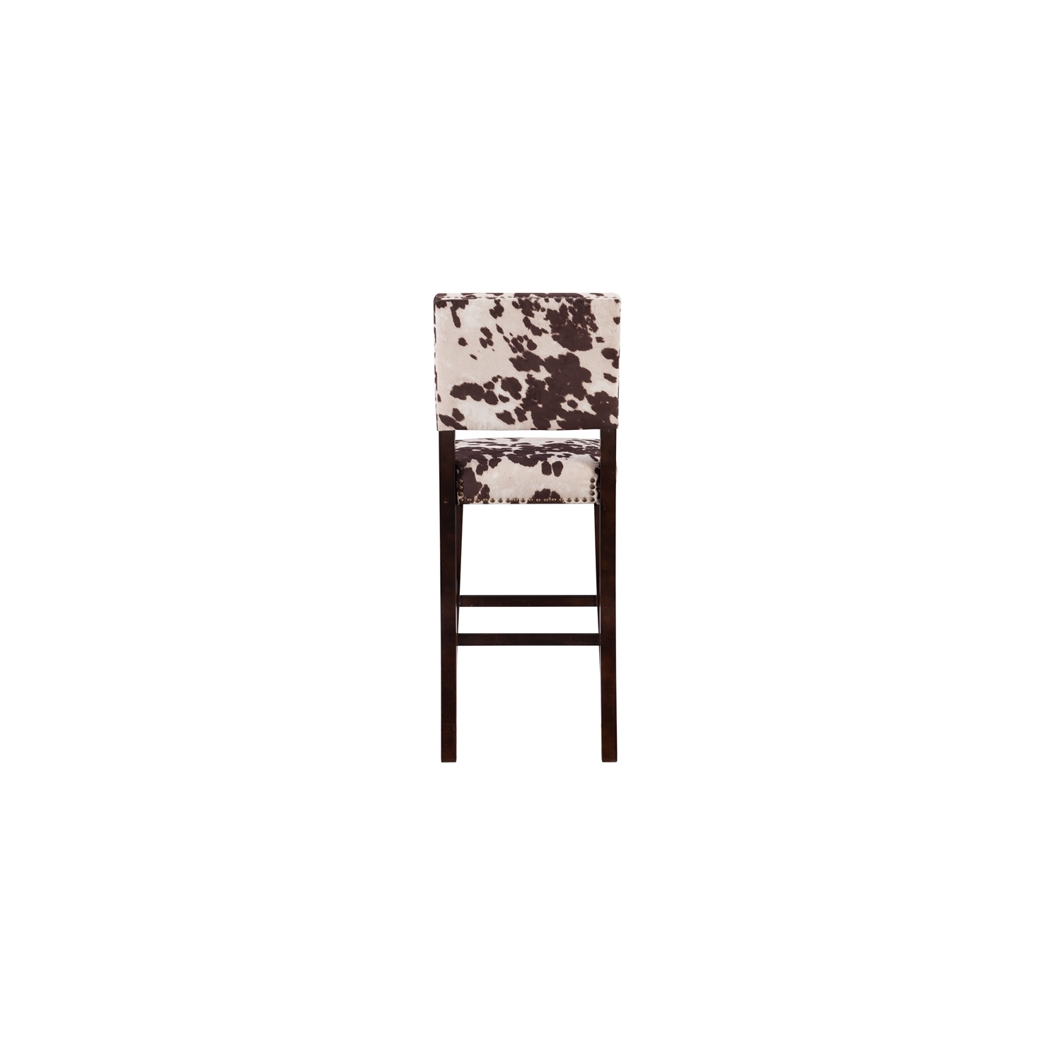 Riverbay Furniture 30" Transitional Wood/Microfiber Bar Stool in Brown