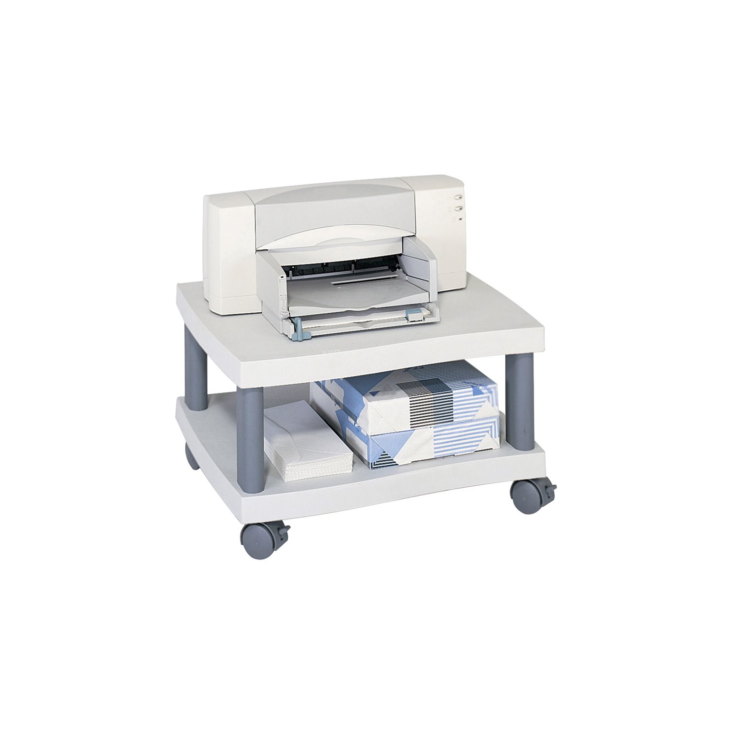 Scranton & Co Underdesk Printer Stand in Gray