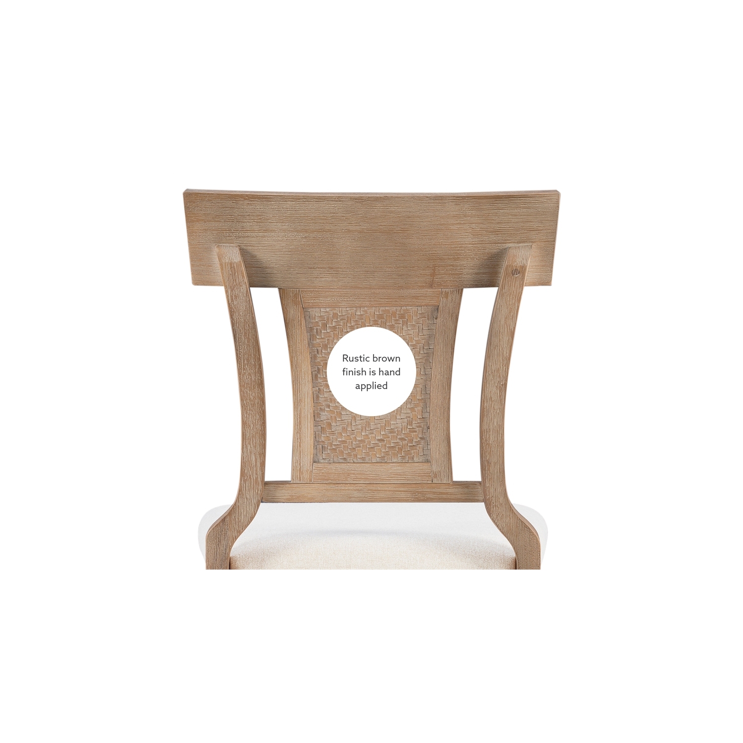 Riverbay Furniture 30" Transitional Wood/Fabric Bar Stool in Brown