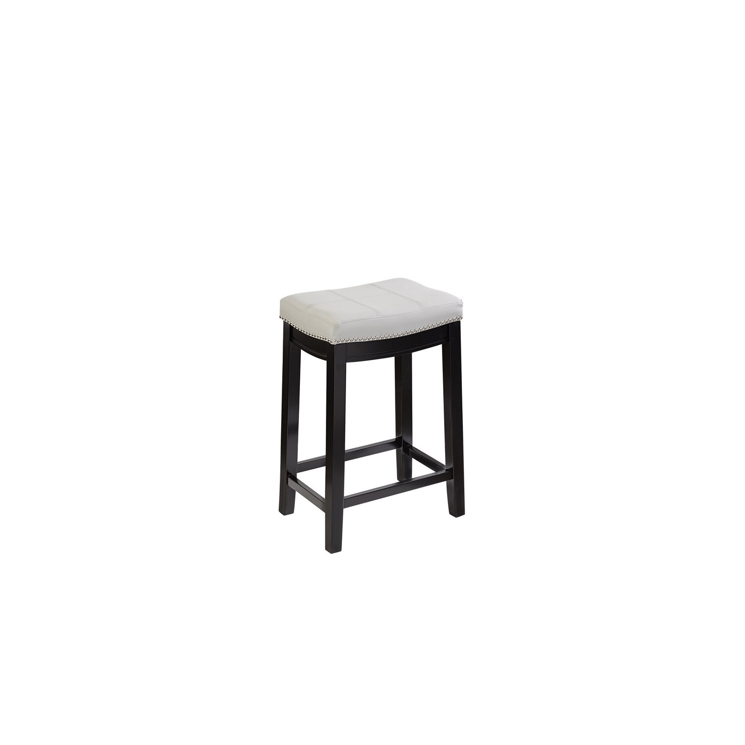 Tabouret de comptoir de 26 po Riverbay Furniture gris et noir