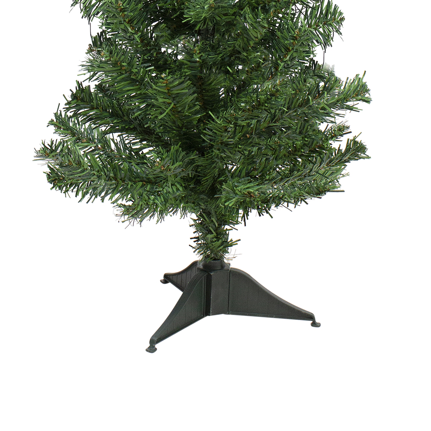 2' Medium Two-Tone Mixed Green Pine Artificial Christmas Tree - Unlit
