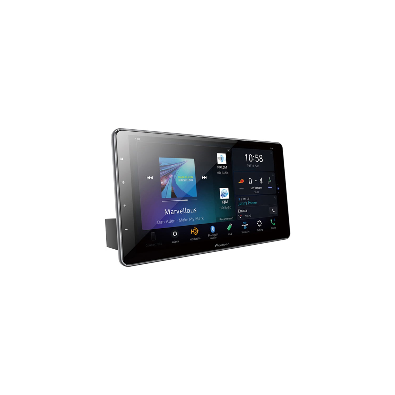 Pioneer DMH-WC6600NEX Récepteur numérique multimédia modulaire double DIN 9 pouces/écran tactile capacitif/Amazon Alexa/Android Auto/Apple CarPlay,/BT