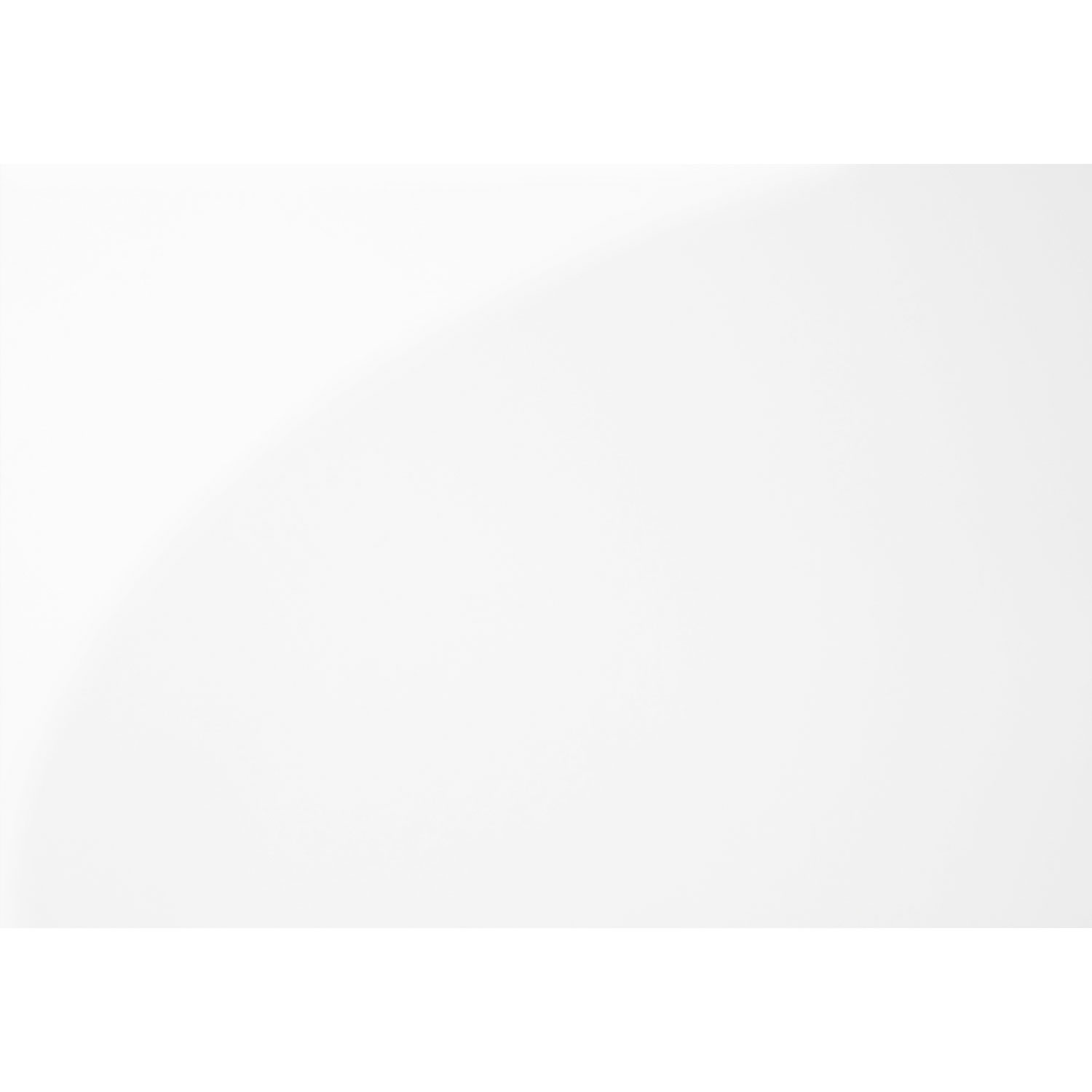 Monarch Contemporary Rectangular C-Shelf Accent Table - White