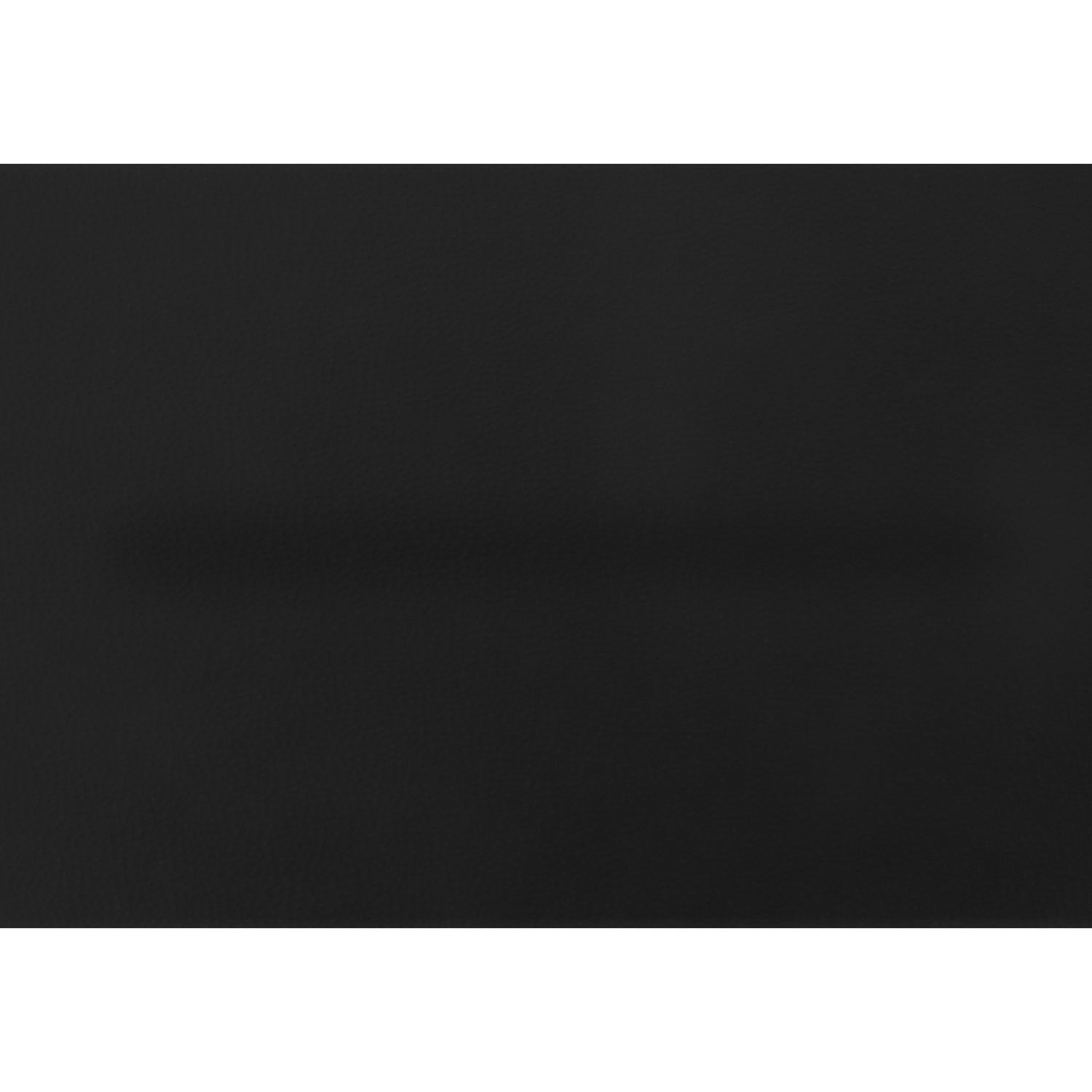 Table d'appoint rectangulaire contemporaine à panneau épais de Monarch - Noir/Chrome