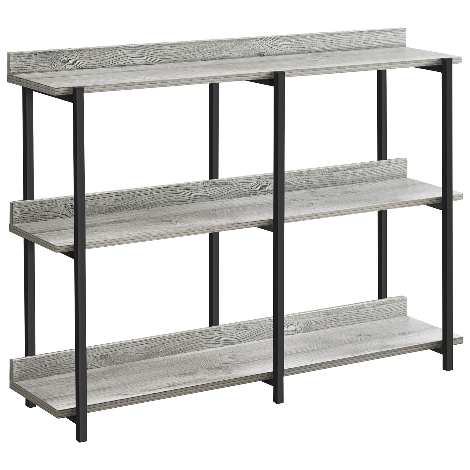 Monarch Contemporary Rectangular Console Table - Grey