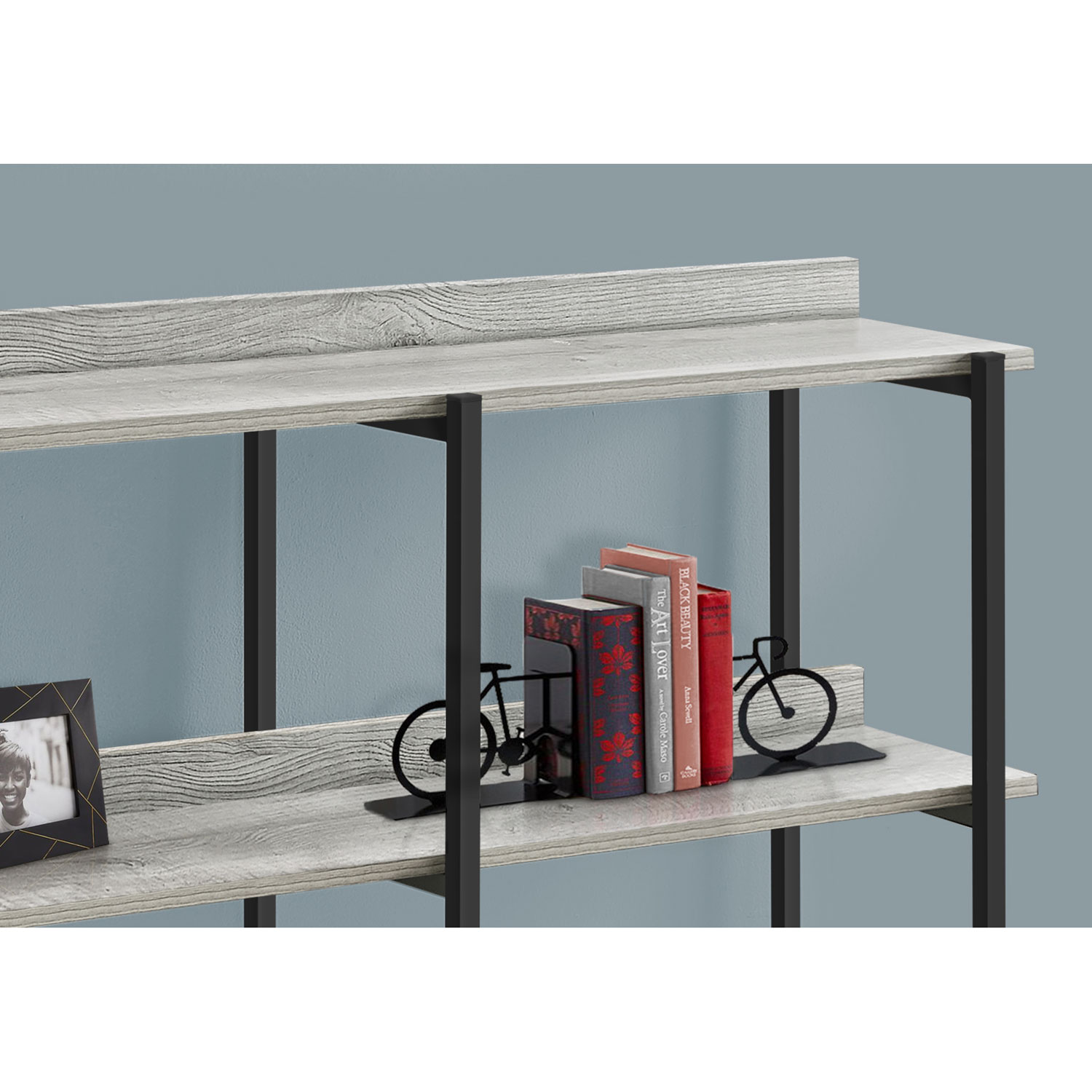 Monarch Contemporary Rectangular Console Table - Grey