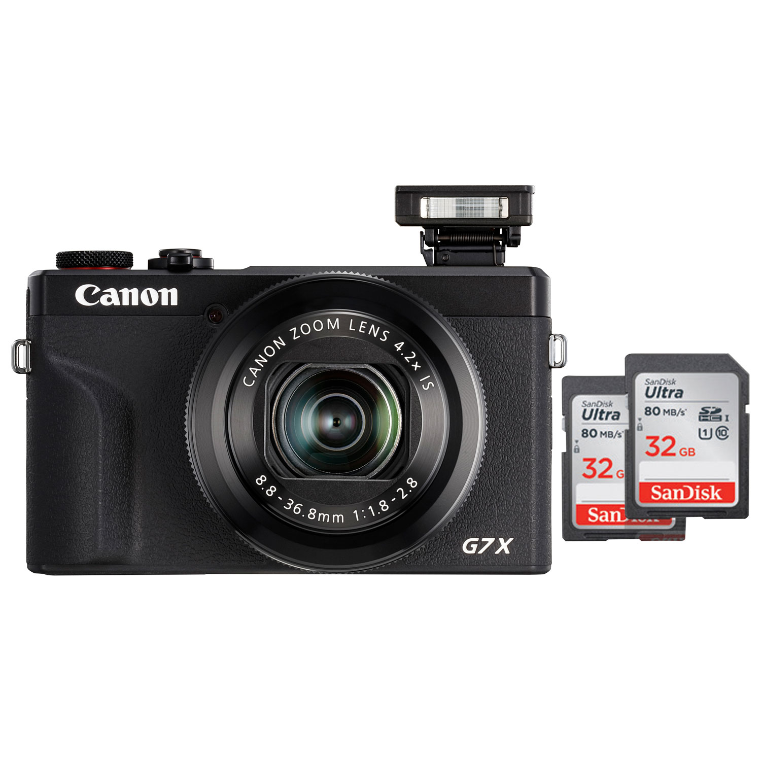 Canon PowerShot G7 X Mark III Wi-Fi 20.1MP 4.2x Optical Zoom Digital Camera - Black