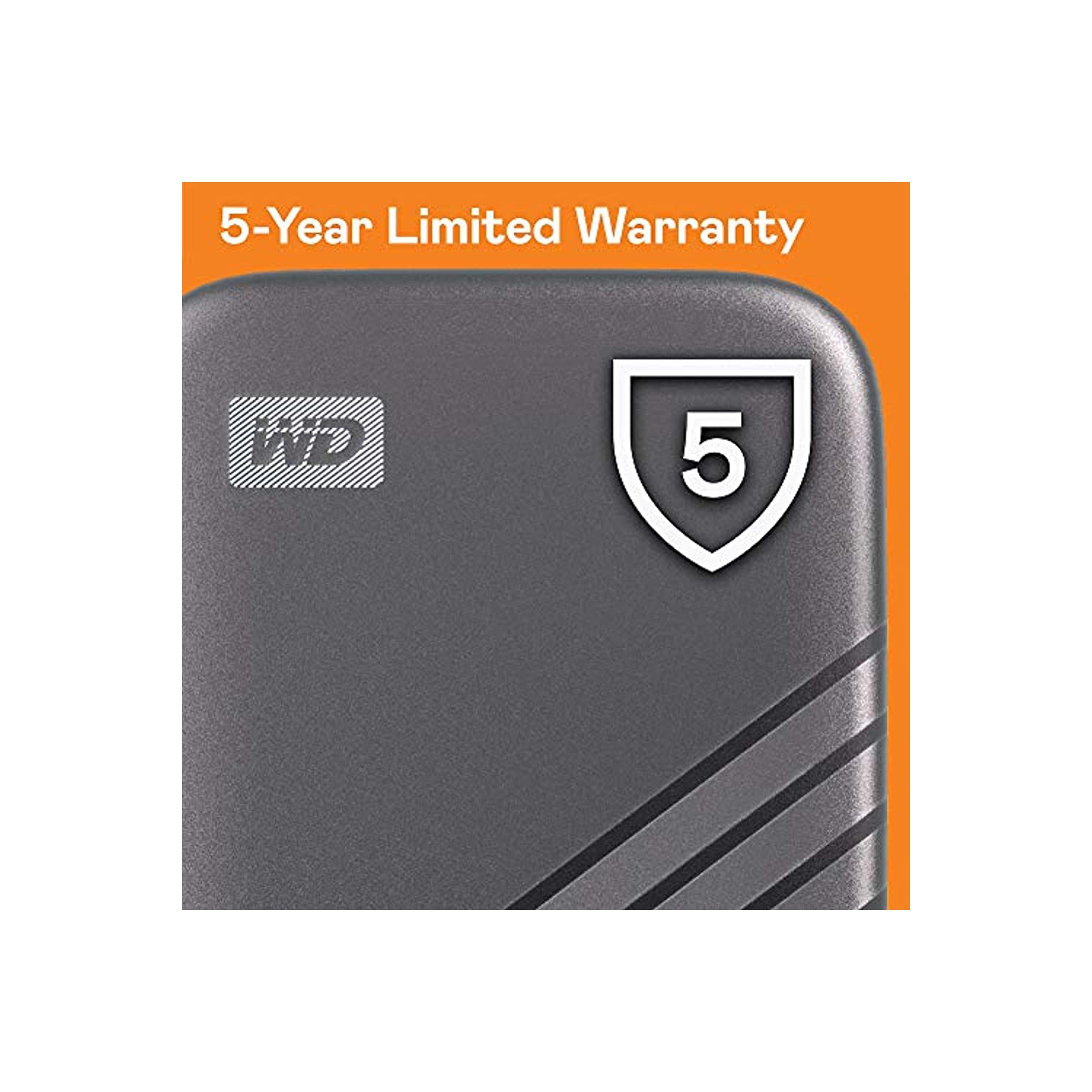 WD 1TB My Passport SSD External Portable Drive, Gray, Up to 1,050 MB/s - WDBAGF0010BGY-WESN