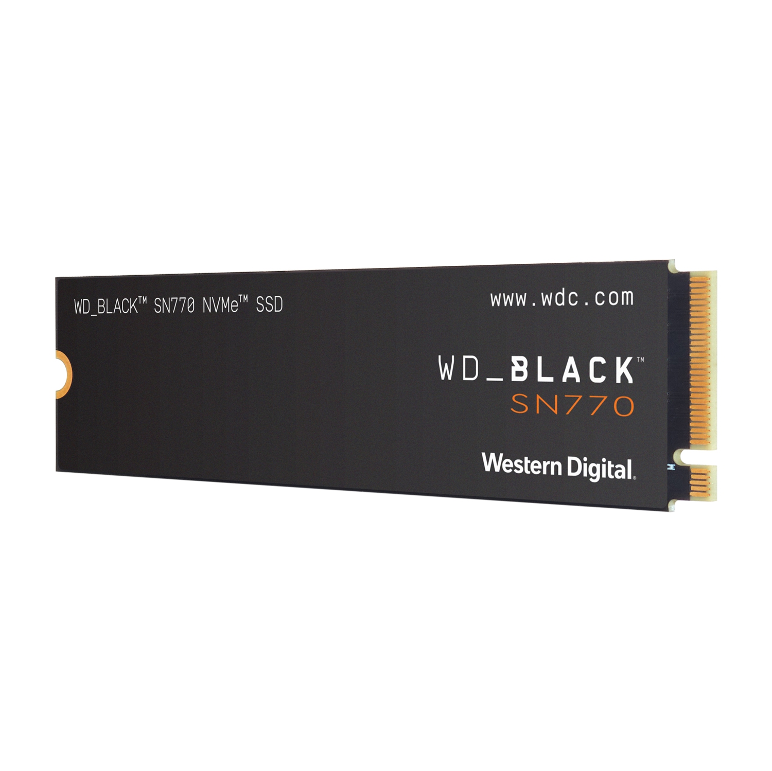 Western Digital – disque SSD WD_BLACK SN770 M.2 2280 PCIe de 2 To de 4e génération de 16 Go/s, jusqu’à 4 voies disque SSD interne WDS200T3X0E
