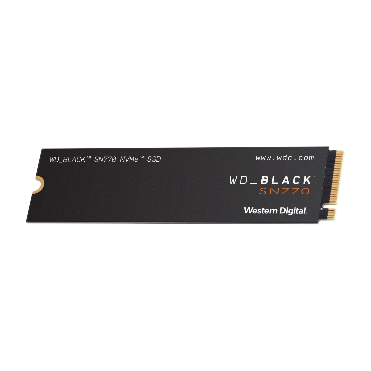 Western Digital – disque SSD WD_BLACK SN770 M.2 2280 PCIe de 2 To de 4e génération de 16 Go/s, jusqu’à 4 voies disque SSD interne WDS200T3X0E
