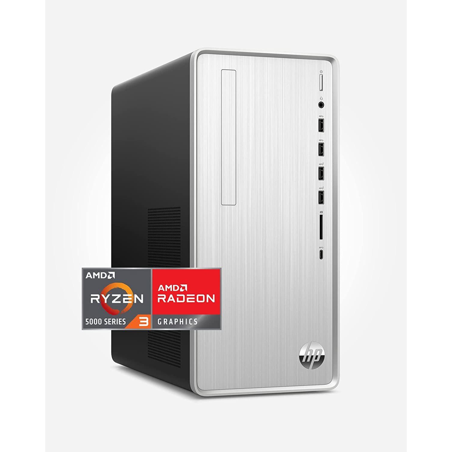 HP Pavilion TP01 Desktop, AMD Ryzen 3 5300G Upto 4.2GHz, 4GB RAM