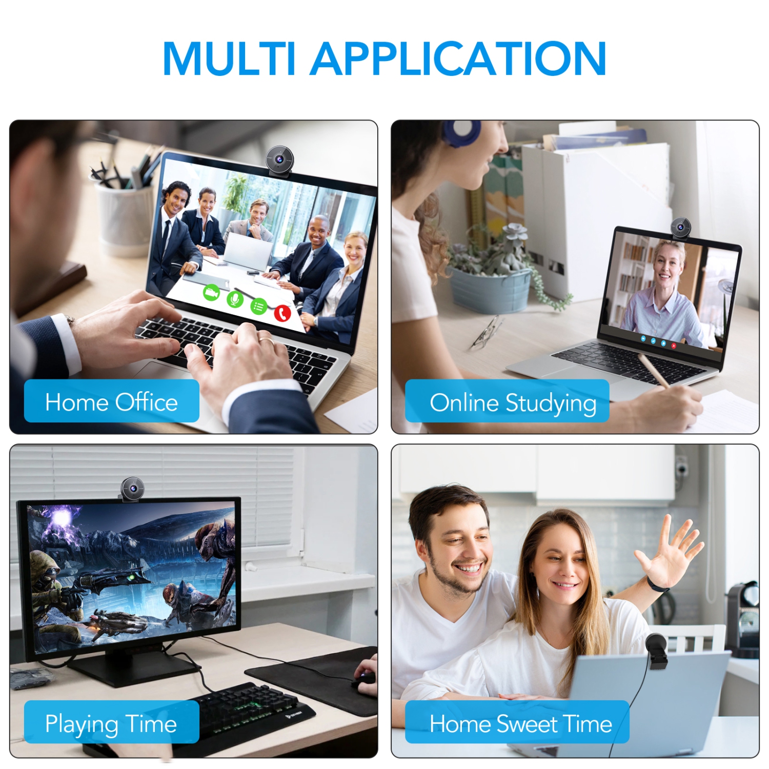 EMEET C955 Webcam Web camera 1080p 30FPS