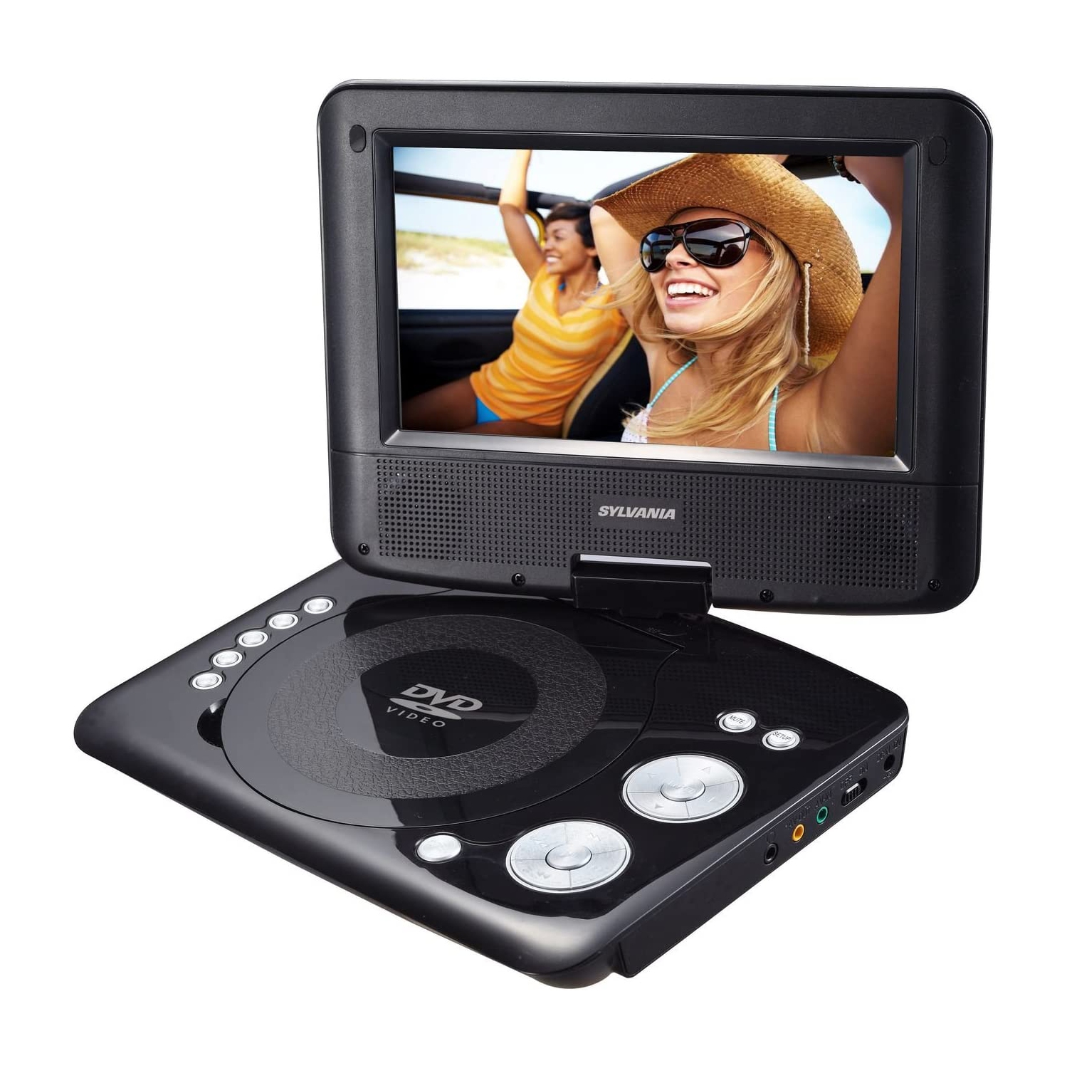 Refurbished (Good) Sylvania SDVD7073 7"" Swivel-Screen Portable DVD Player, Black