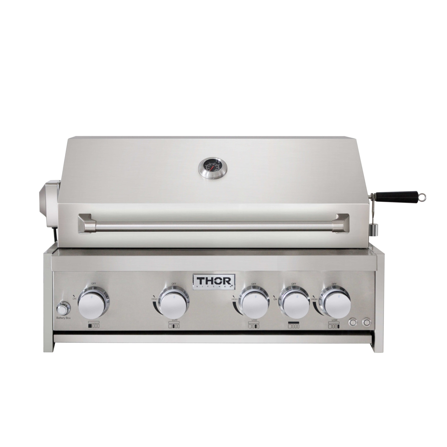Thor Kitchen 30" 4-Burner Stainless Steel Gas BBQ Grill w/Rotisserie MK04SS304