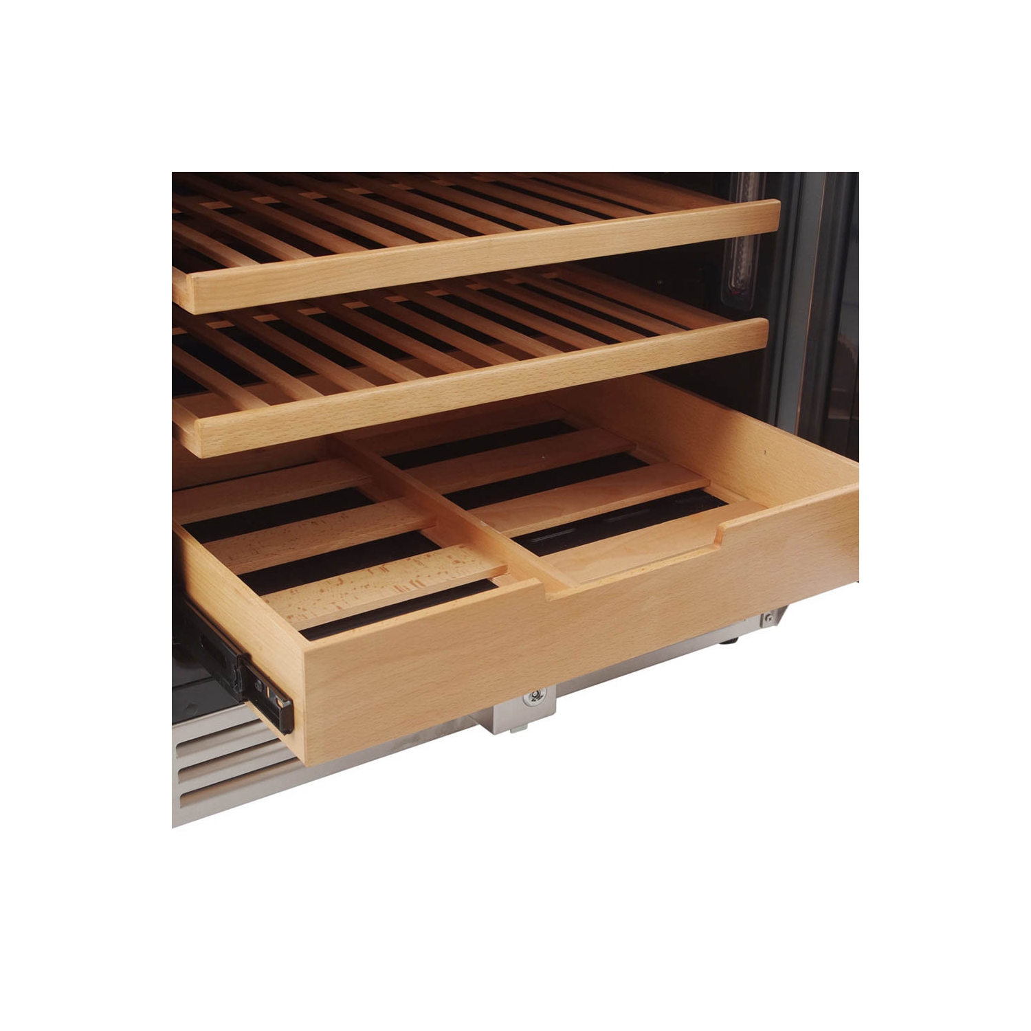 THOR Refroidisseur à vin TWC2403DI de 24 po à deux zones pour 162 bouteilles