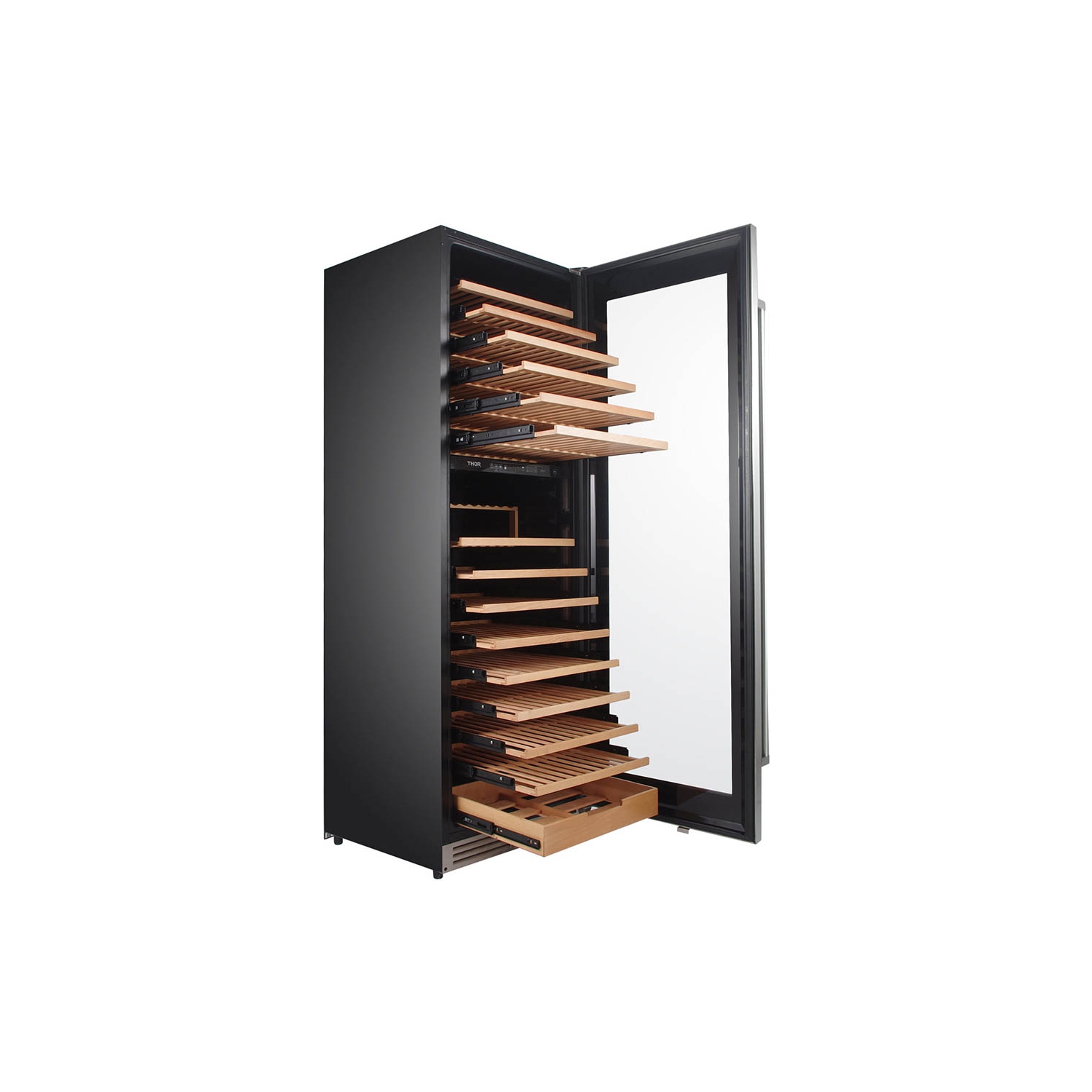 THOR Refroidisseur à vin TWC2403DI de 24 po à deux zones pour 162 bouteilles