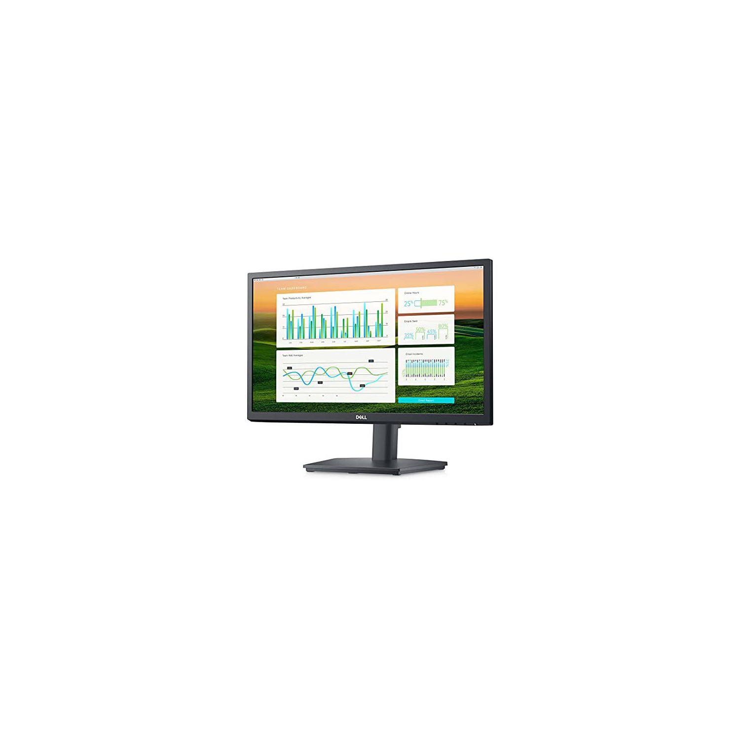 Dell E2222HS - LED monitor - 22" - 1920 x 1080 Full HD (1080p) @ 60 Hz - VA - 250 nits - 3000:1 - HDMI, VGA, DisplayPort - Speakers