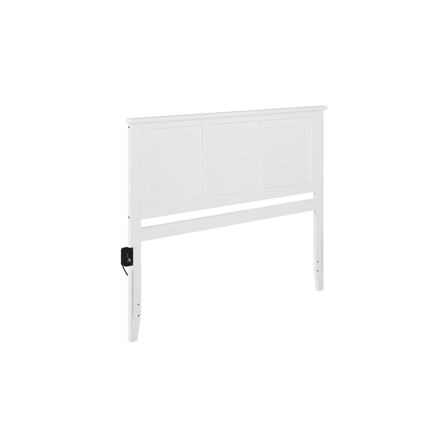 Leo & Lacey Queen Panel Headboard in White