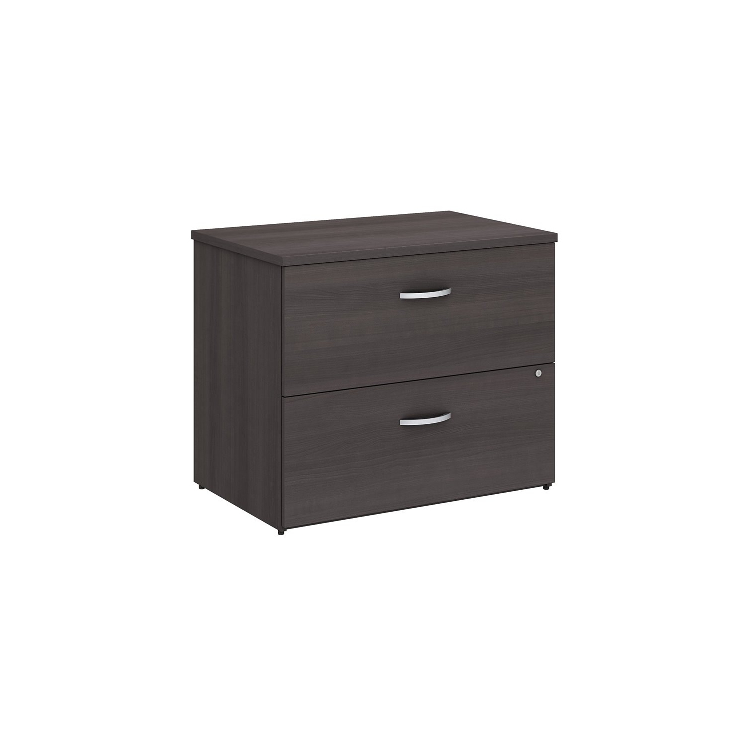 Scranton & Co Lateral File Cabinet in Storm Gray