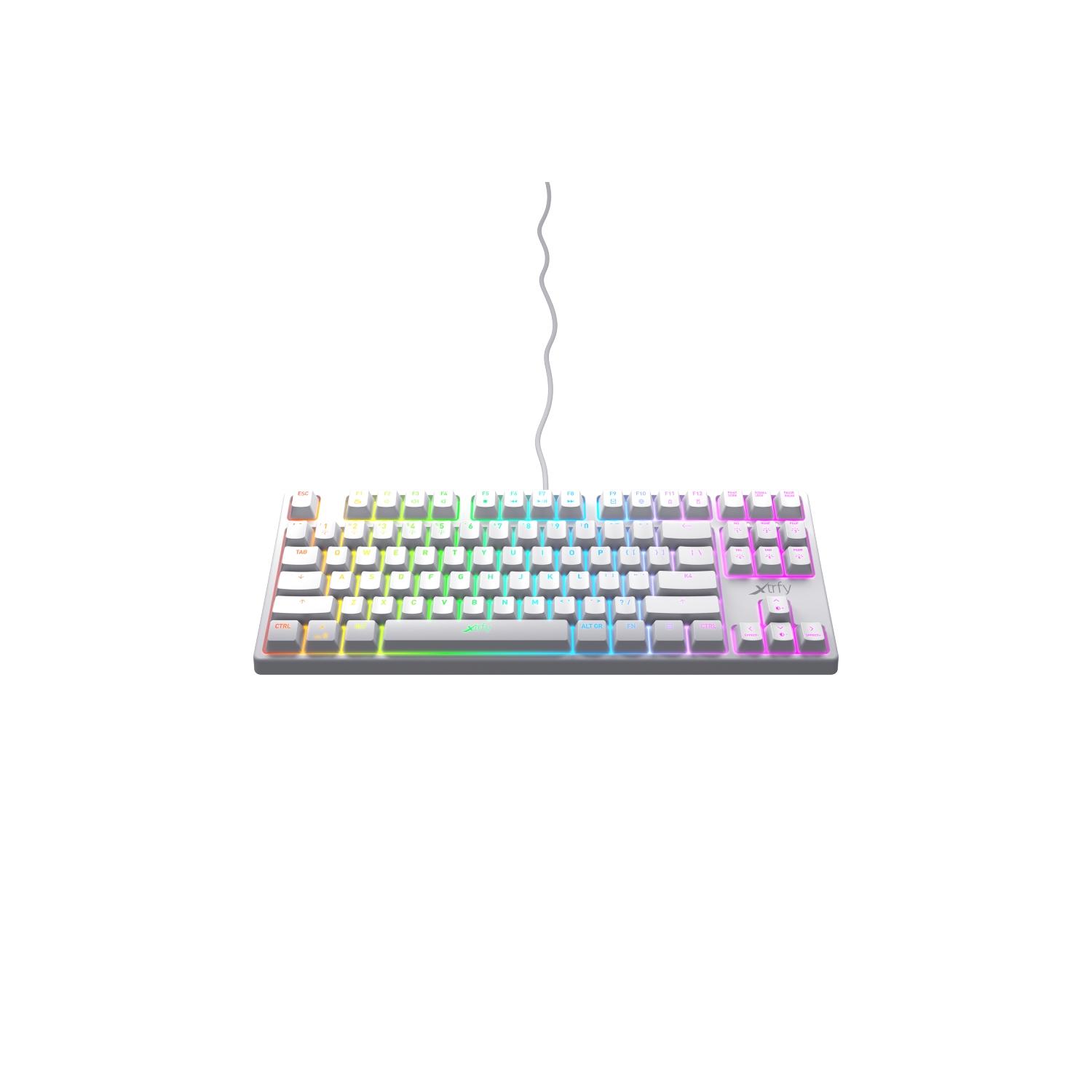 XTRFY K4 TKL Gaming Keyboard - White | Best Buy Canada