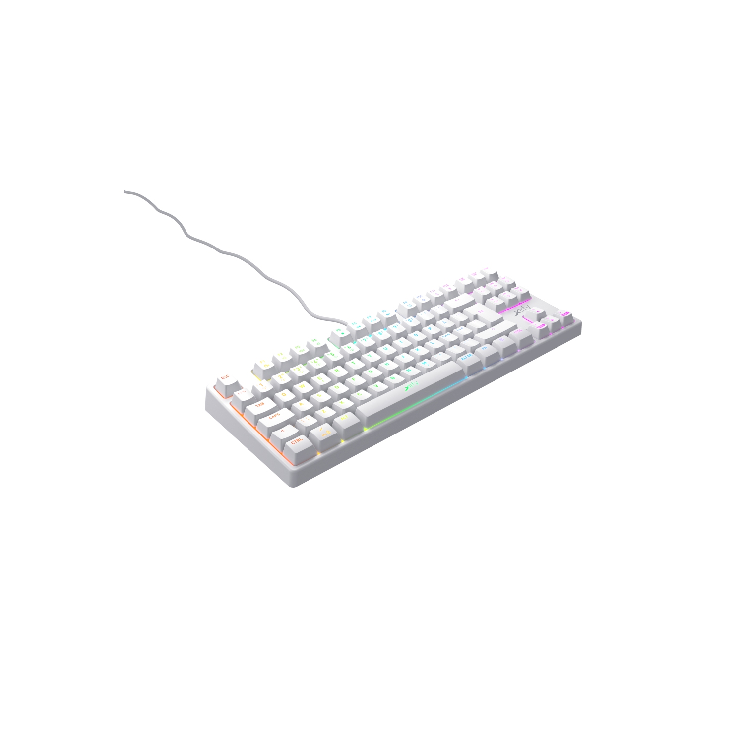 XTRFY K4 TKL Gaming Keyboard - White