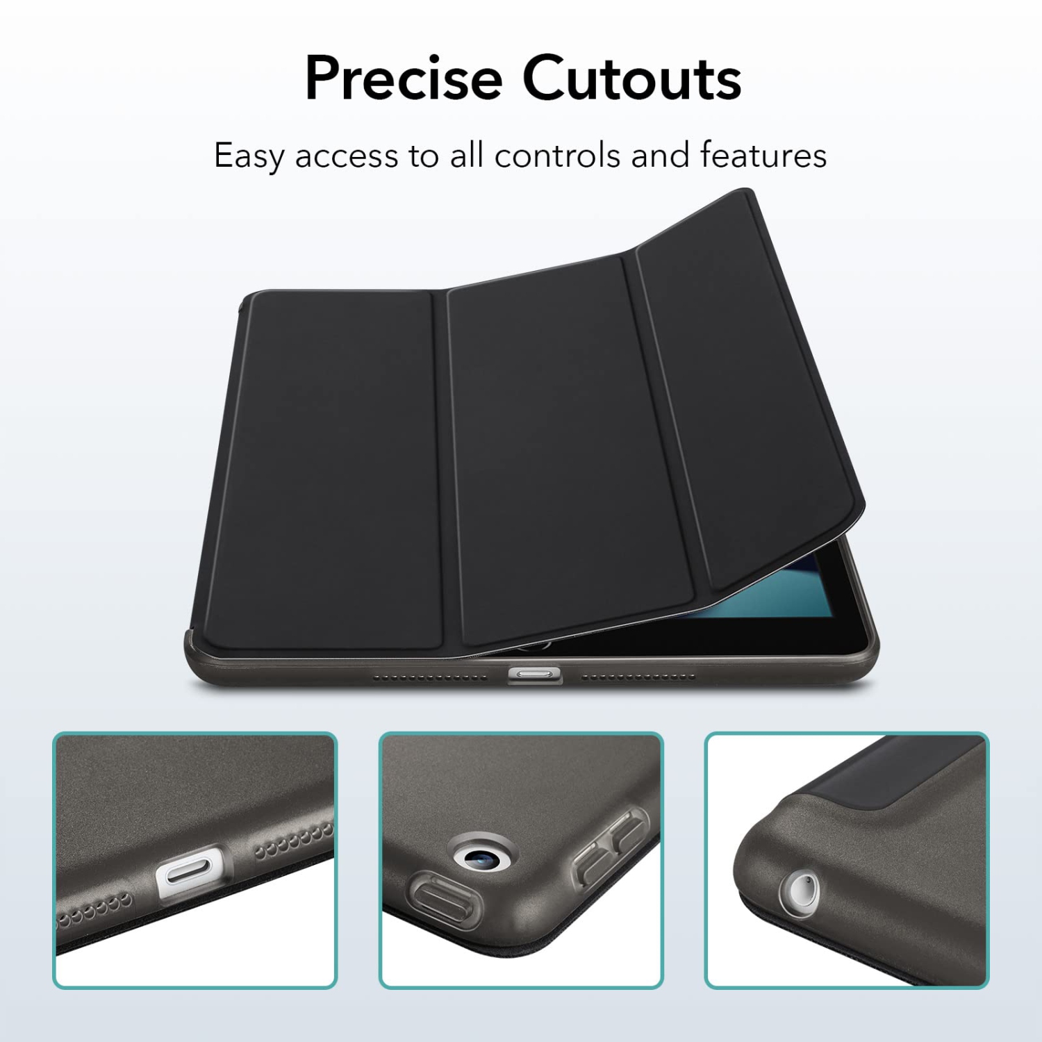 Étui ESR compatible avec iPad 9e génération, 8e génération (2020), 7e génération (2019), mince protection 10.2 po