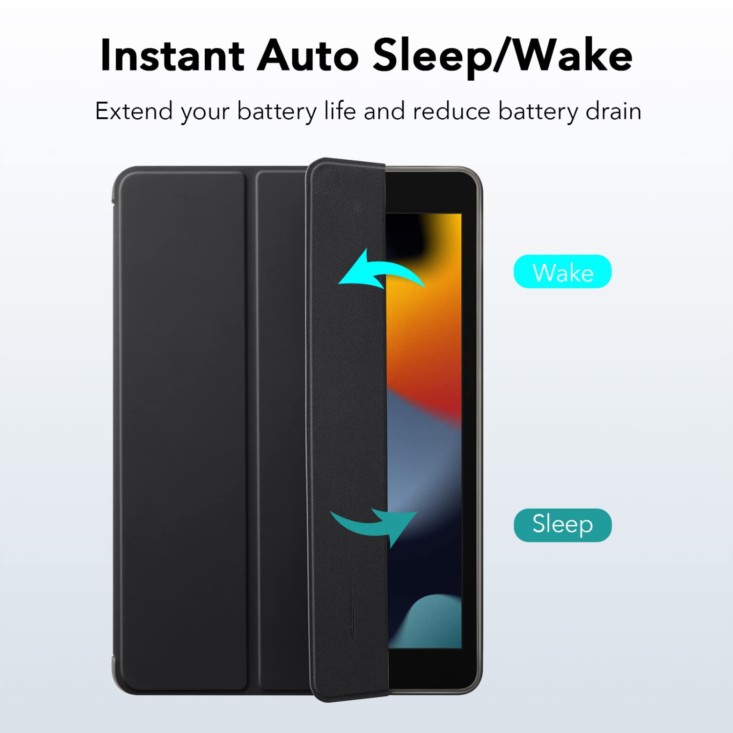 Étui ESR compatible avec iPad 9e génération, 8e génération (2020), 7e génération (2019), mince protection 10.2 po