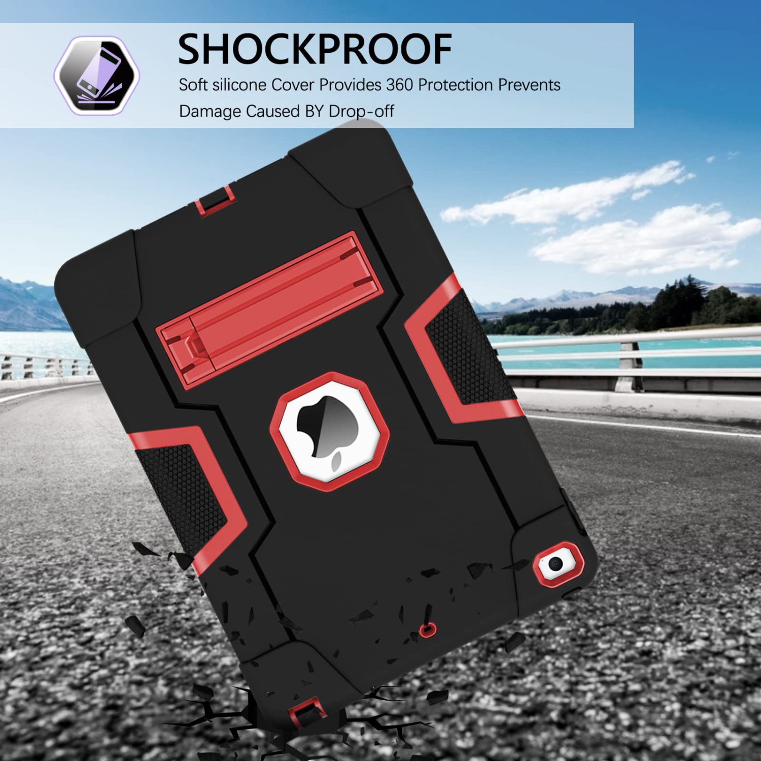 GUAGUA iPad 9th Generation 10.2 Case 2021, iPad 8th/7th Generation Case iPad 10.2 Case 2020/2019 Kickstand Heavy Duty Cover