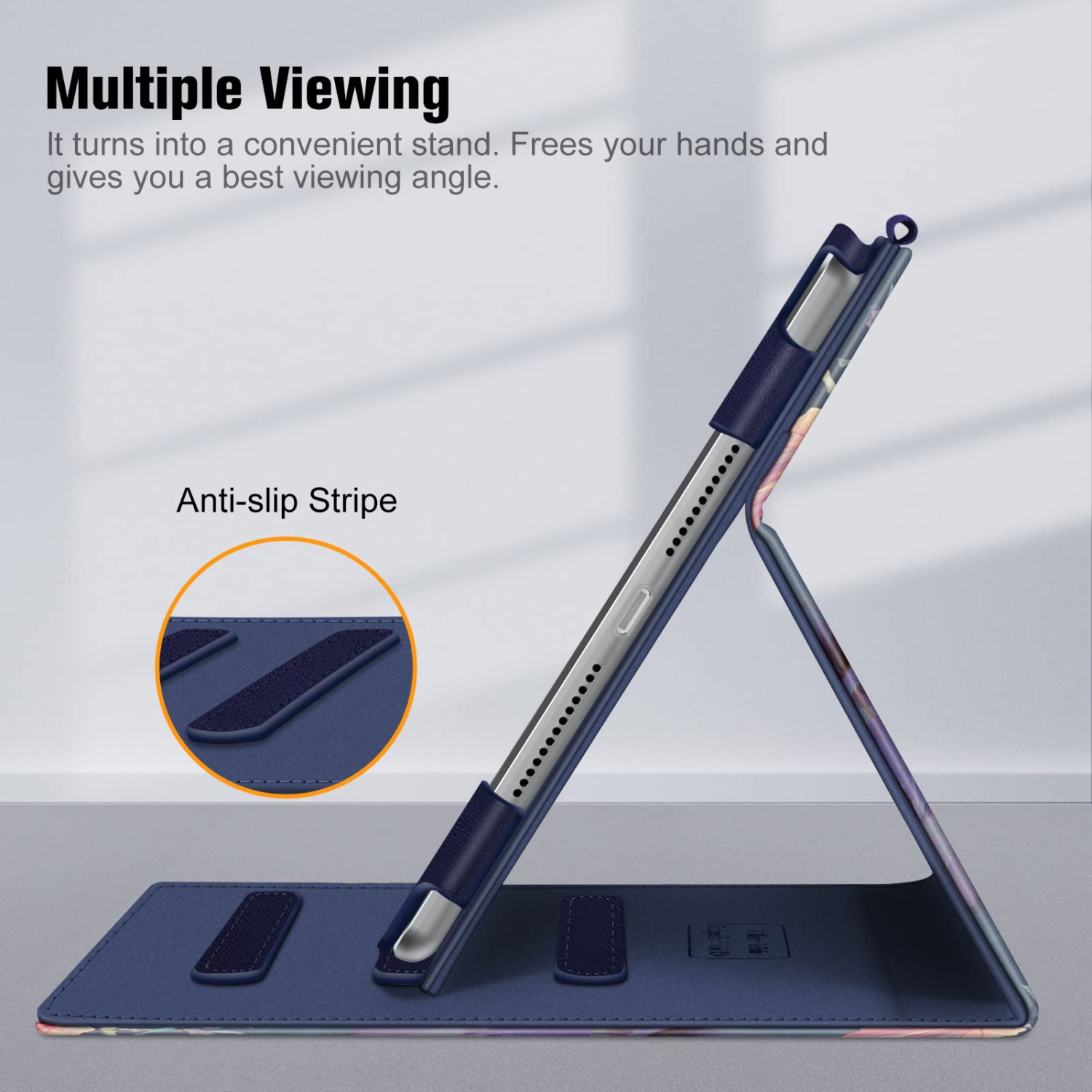 Fintie Case for iPad 9th / 8th / 7th Generation 10.2 Inch - Corner Protection Multi-Angle Viewing Stand C