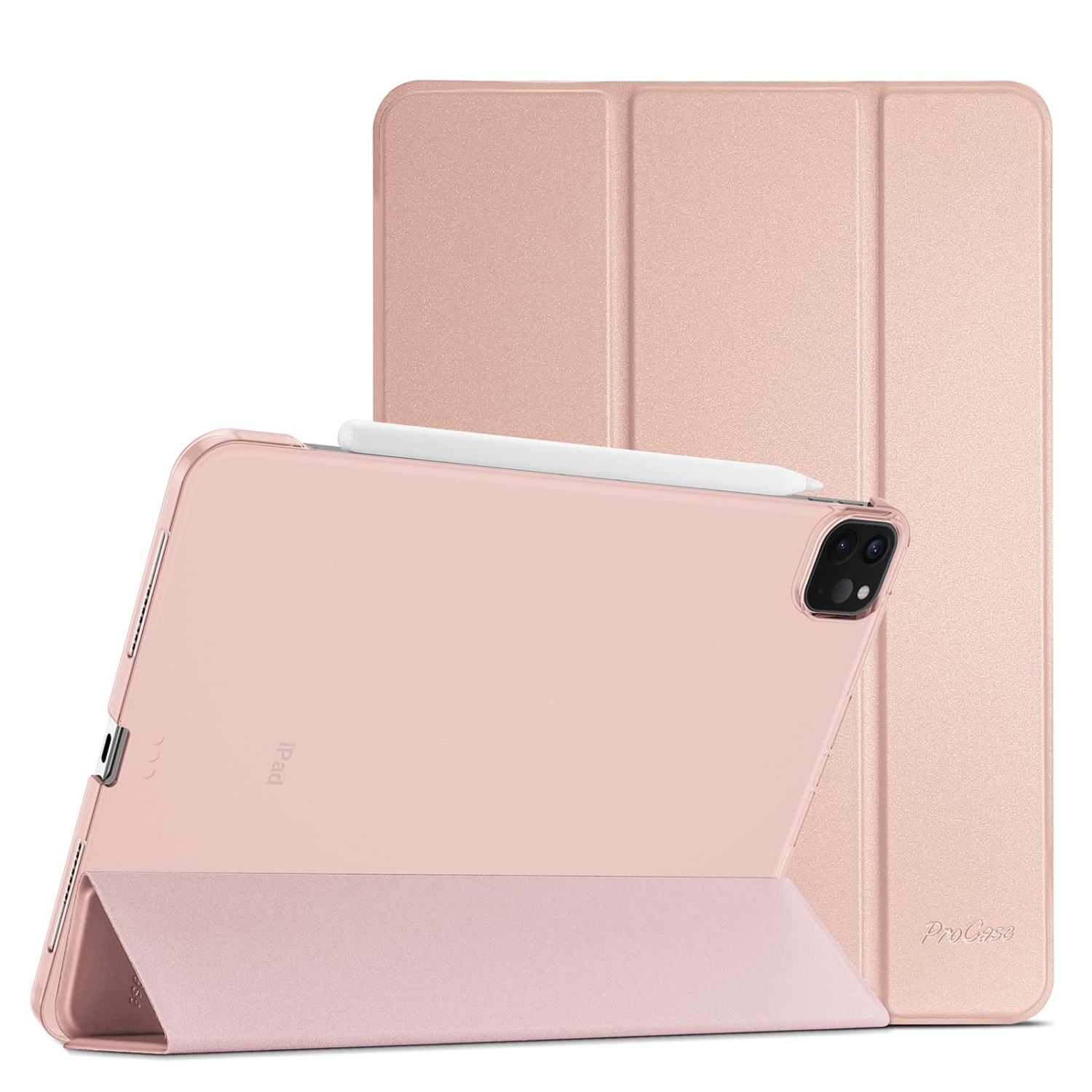 ProCase iPad Pro 11 Case 2021 2020 2018, Slim Stand Hard Back Shell Smart Cover for iPad Pro 11 Inch 3rd Generation 2021/ 2n