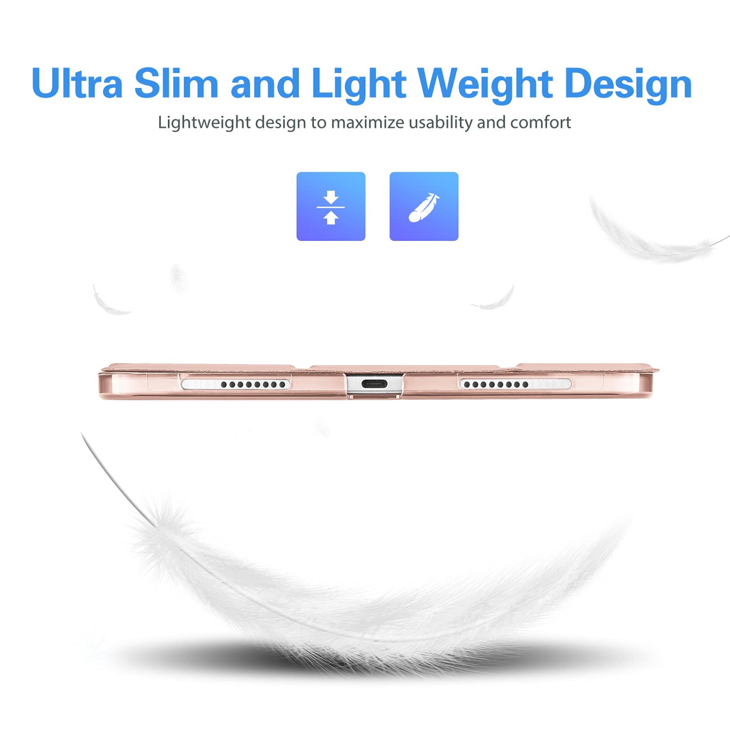 ProCase iPad Pro 11 Case 2021 2020 2018, Slim Stand Hard Back Shell Smart Cover for iPad Pro 11 Inch 3rd Generation 2021/ 2n