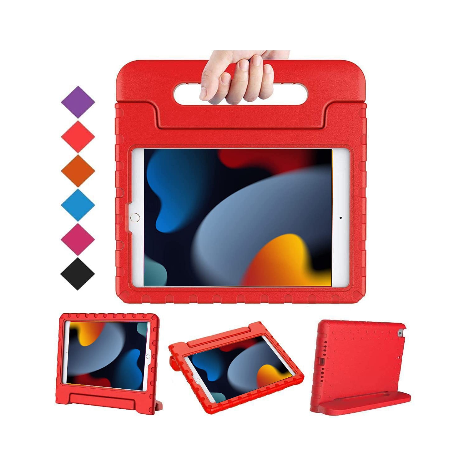 iPad 9th/8th/7th Generation Case for Kids,iPad 10.2 Case,Shockproof Light Weight Convertible Handle Stand Kids Case for New iPad 10.2" 2021/2020/2019 (9th Gen/8th Gen/7th Gen)