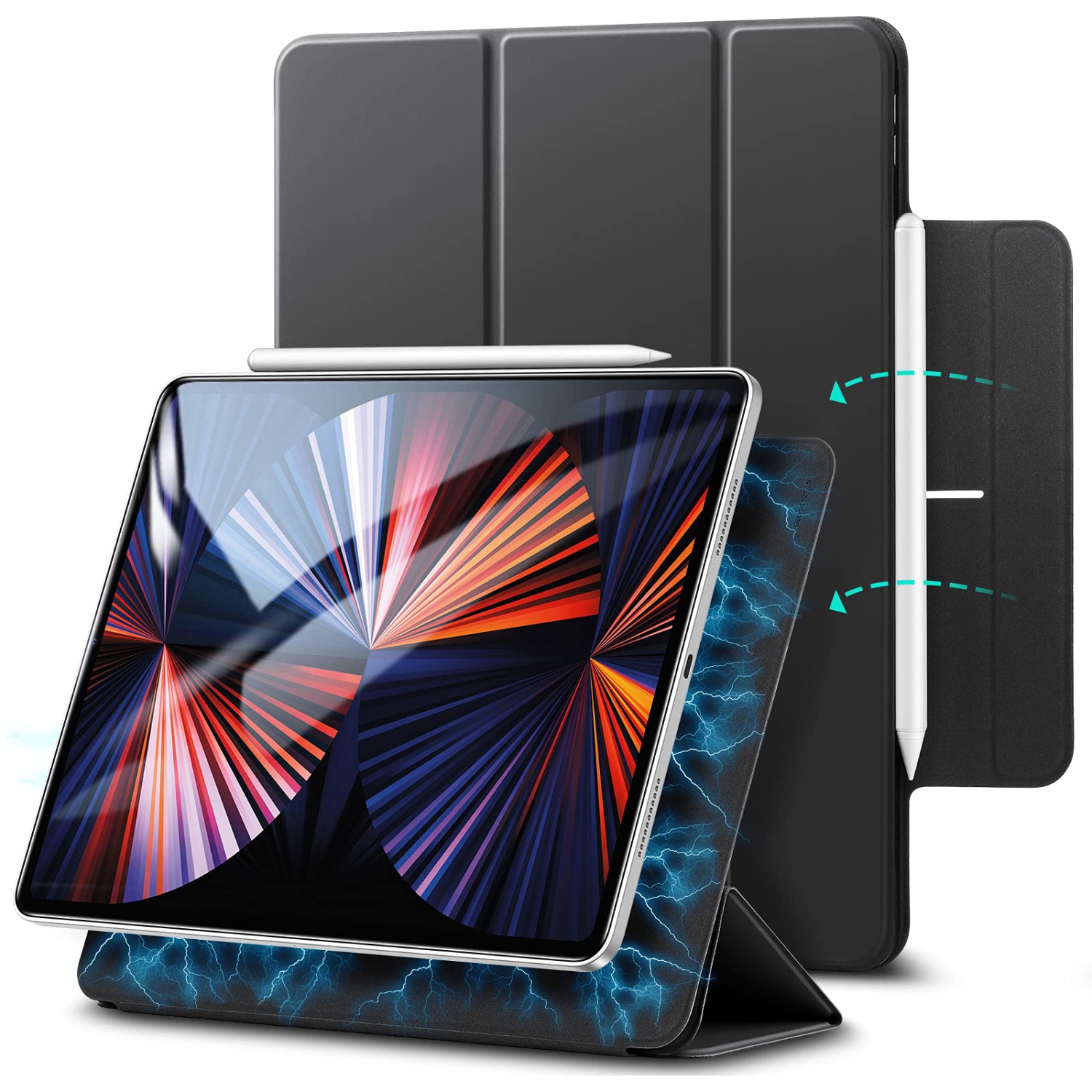 ESR Rebound Magnetic Smart Case for iPad Pro 12.9" 2021 5th / 2020 4th Generation, Convenient Magnetic Attachment Supports