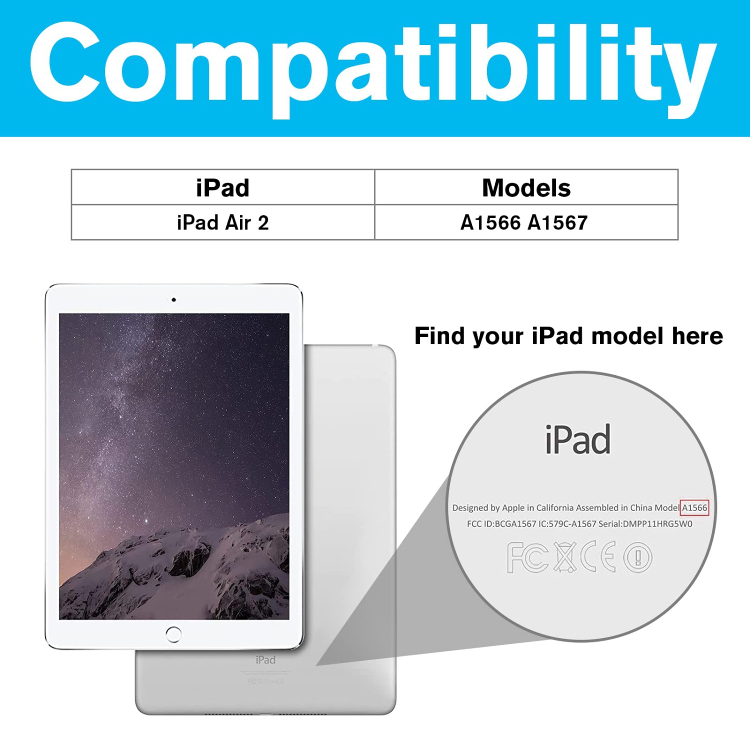 ProCase iPad Air 2 Smart Case, Ultra Slim Lightweight Stand Protective Case Shell with Translucent Frosted Ba