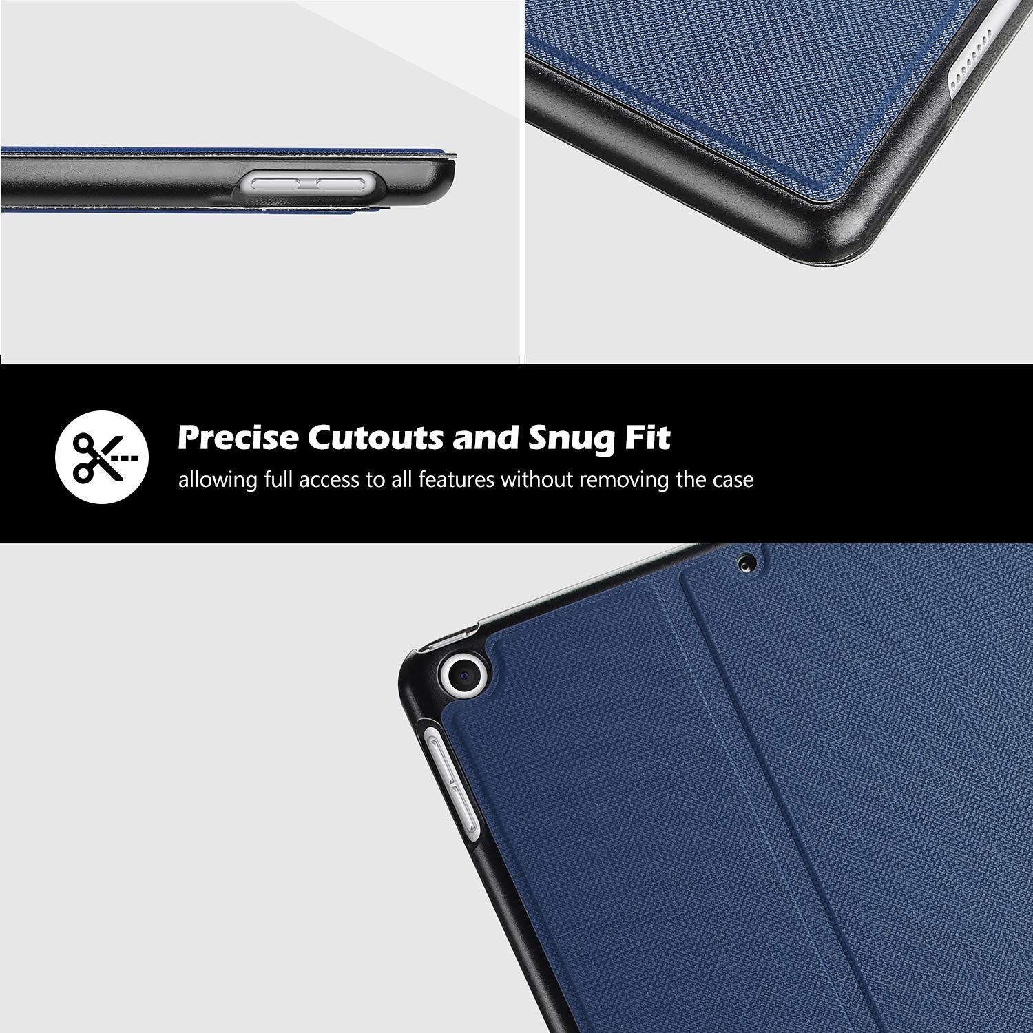 ProCase iPad 10.2 Case 2021 iPad 9th Generation / 2020 iPad 8th Generation / 2019 iPad 7th Generation Case, Slim Stand Prote