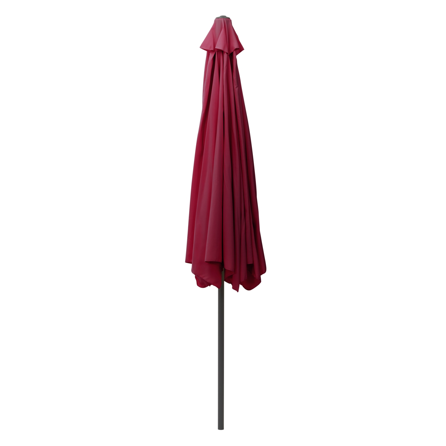 Parasol de patio excentré rouge vin 10&nbsp;pi de CorLiving