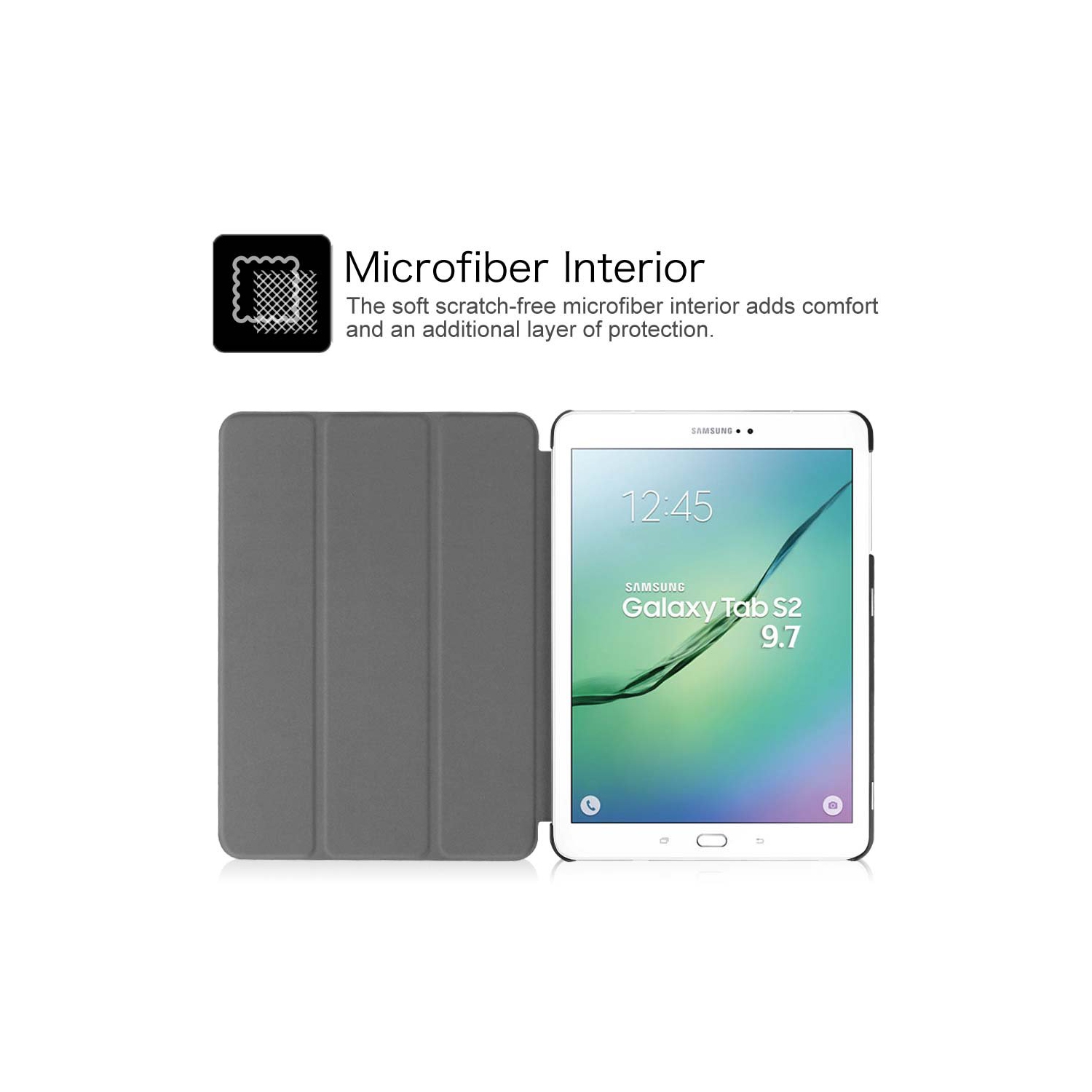 Fintie Case for Samsung Galaxy Tab S2 9.7- Ultra Lightweight Protective Slim Shell Stand Cover with Auto Sleep/Wake Feature