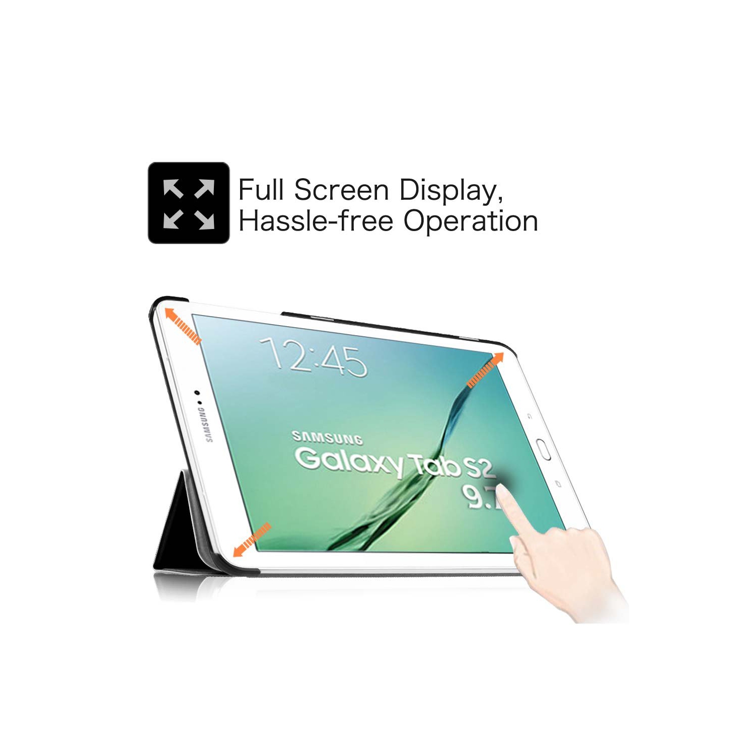 Fintie Case for Samsung Galaxy Tab S2 9.7- Ultra Lightweight Protective Slim Shell Stand Cover with Auto Sleep/Wake Feature