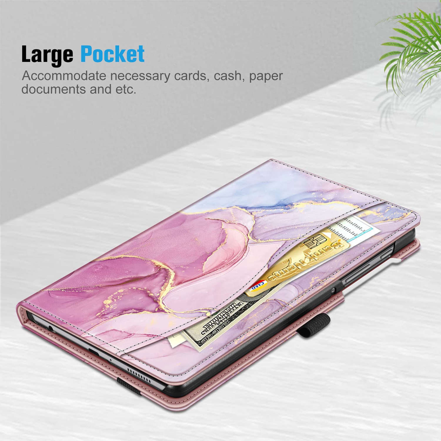 Fintie Case for Samsung Galaxy Tab A7 Lite 8.7 inch 2021 Model, Multi-Angle Viewing Smart Stand Back Cov