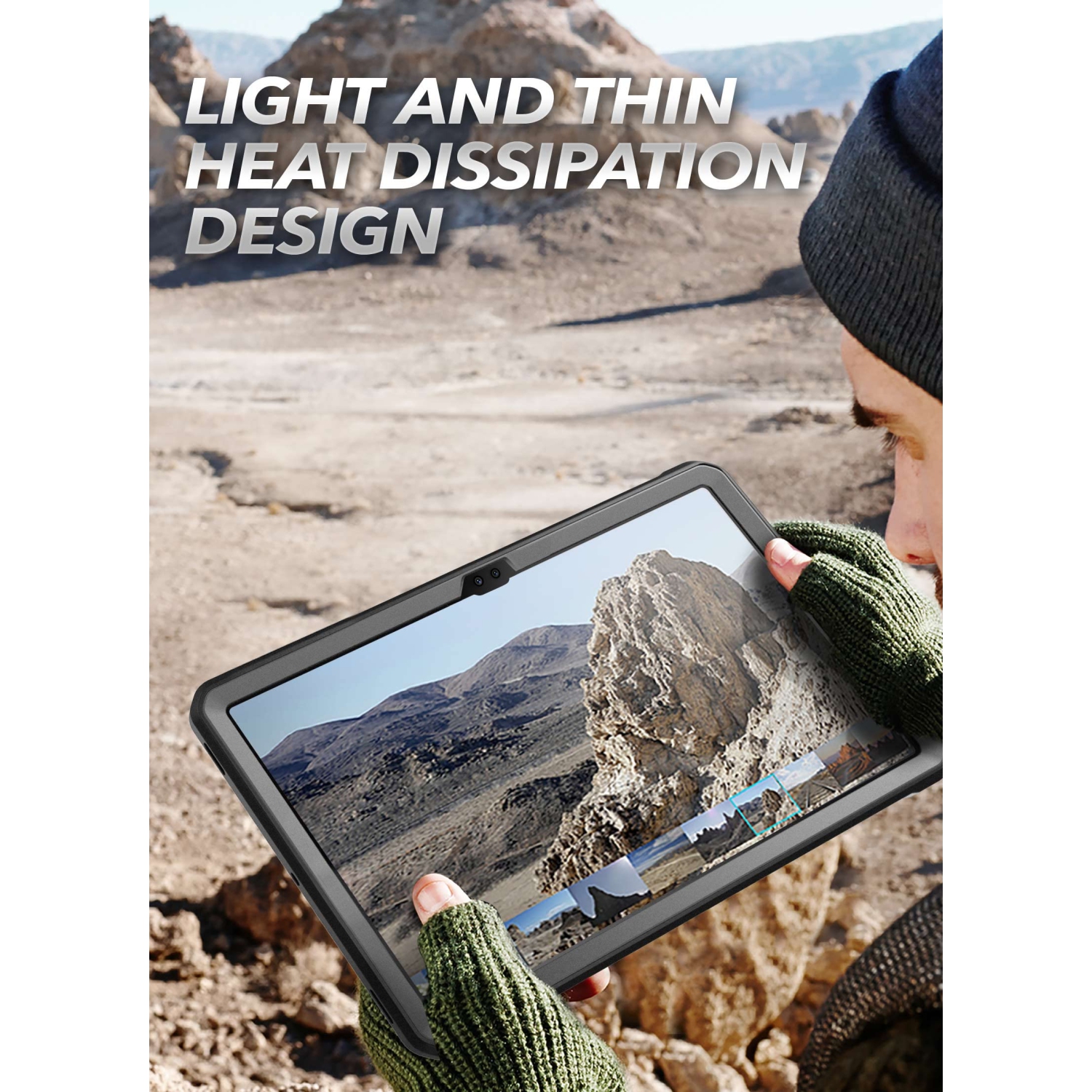 SPCASE Unicorn Beetle Pro Series pour Galaxy Tab S8 Ultra de Samsung, protecteur d’écran intégré et support S Pen