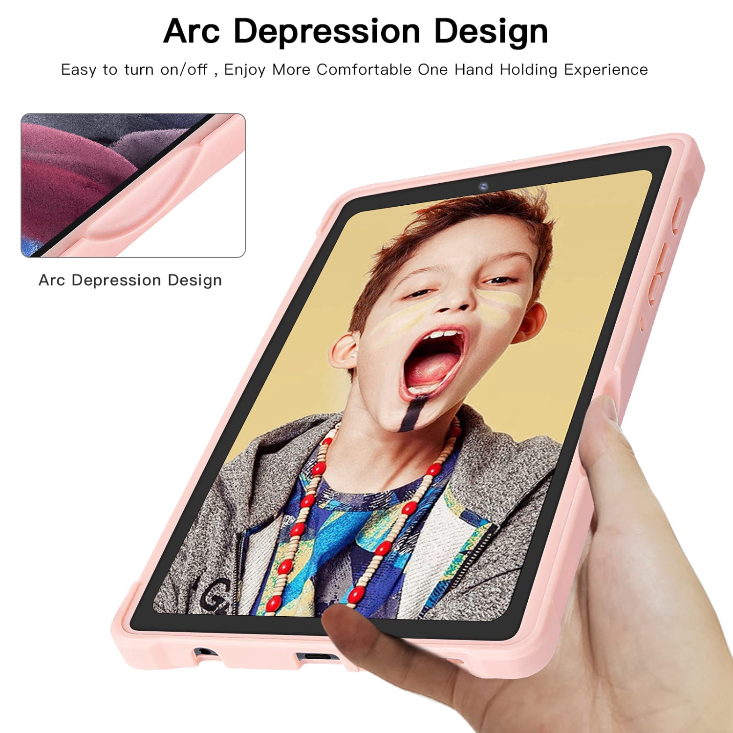 Étui Ztotop pour Galaxy Tab A7 Lite de 8.7 po 2021 de Samsung, étui mince à trois volets avec FUL