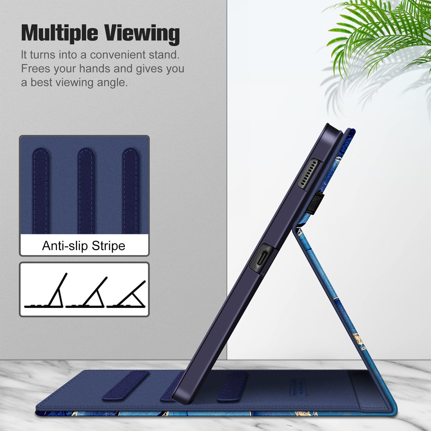 Étui Fintie pour Galaxy Tab S6 Lite de 10.4 po 2022/2020 de Samsung avec support S Pen, multiangle