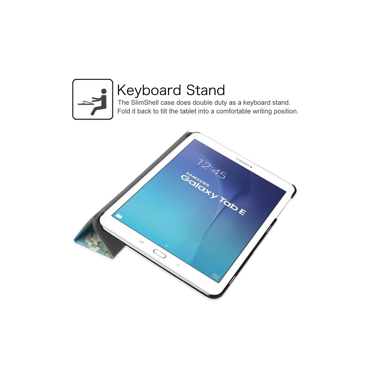 Fintie Case for Samsung Galaxy Tab E 9.6 - Slim Lightweight Stand Cover for Samsung Tab E Wi-Fi/Tab E Nook/Tab E Verizon 9.6