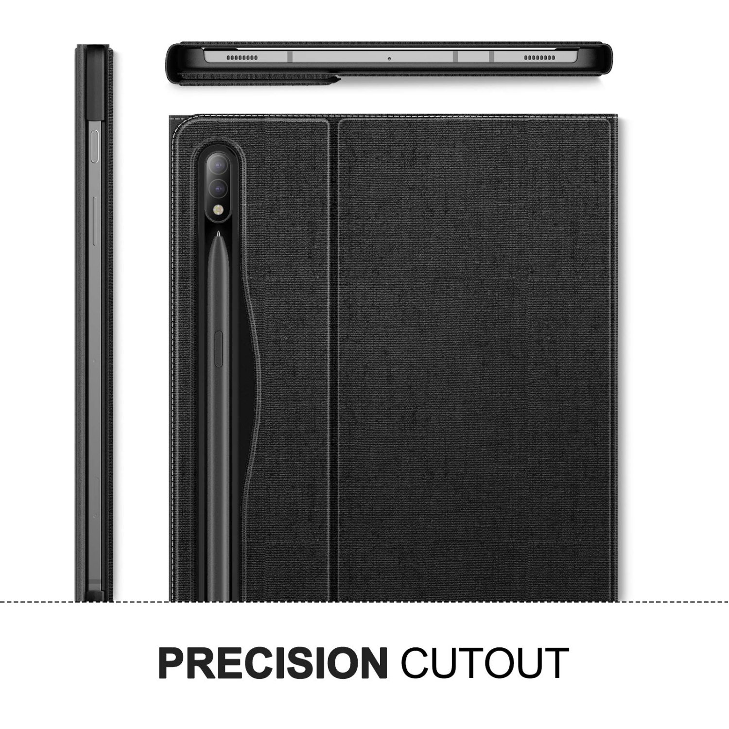 INFILAND Galaxy Tab S8/ Tab S7 Case, Multiple Angle Stand Cover Compatible with Samsung Galaxy Tab S8/ Tab S7 11-inch SM-X70